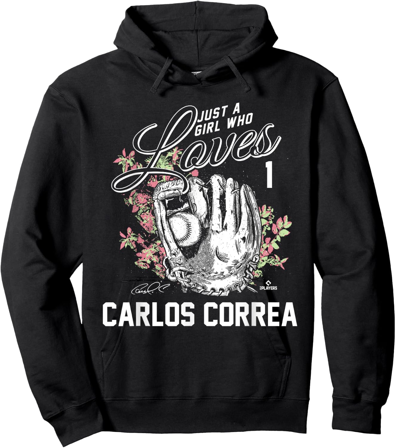 Just a Girl who Loves Carlos Correa Hoodie - Hoodie | Black