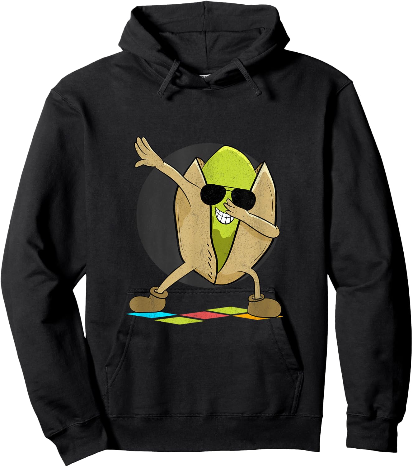 Dabbing Pistachio Day Funny Pistachios Hoodie - Hoodie | Black