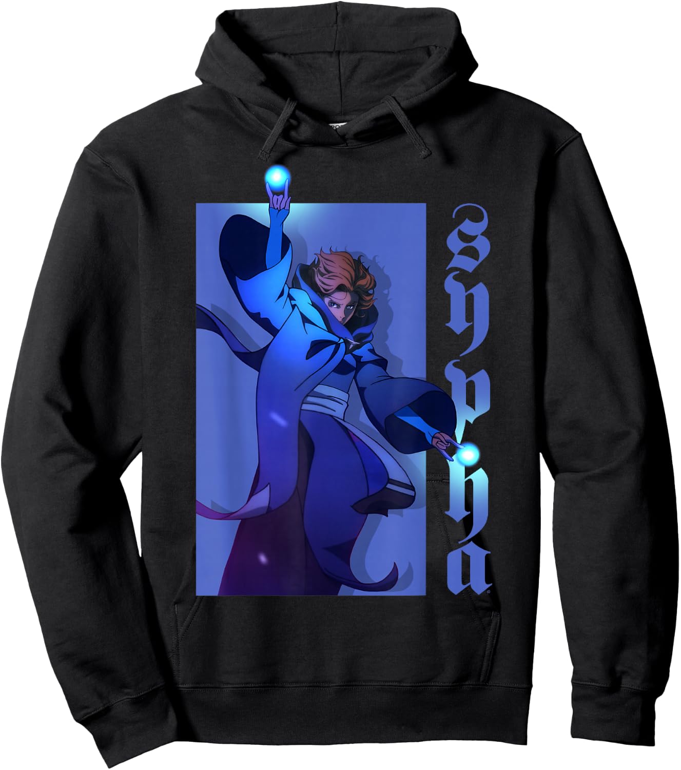 Netflix Castlevania Sypha Character Portrait Hoodie - Hoodie | Black