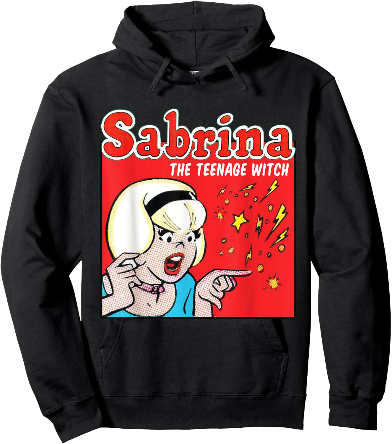 Sabrina The Teenage Witch Retro Hoodie - Hoodie | Black