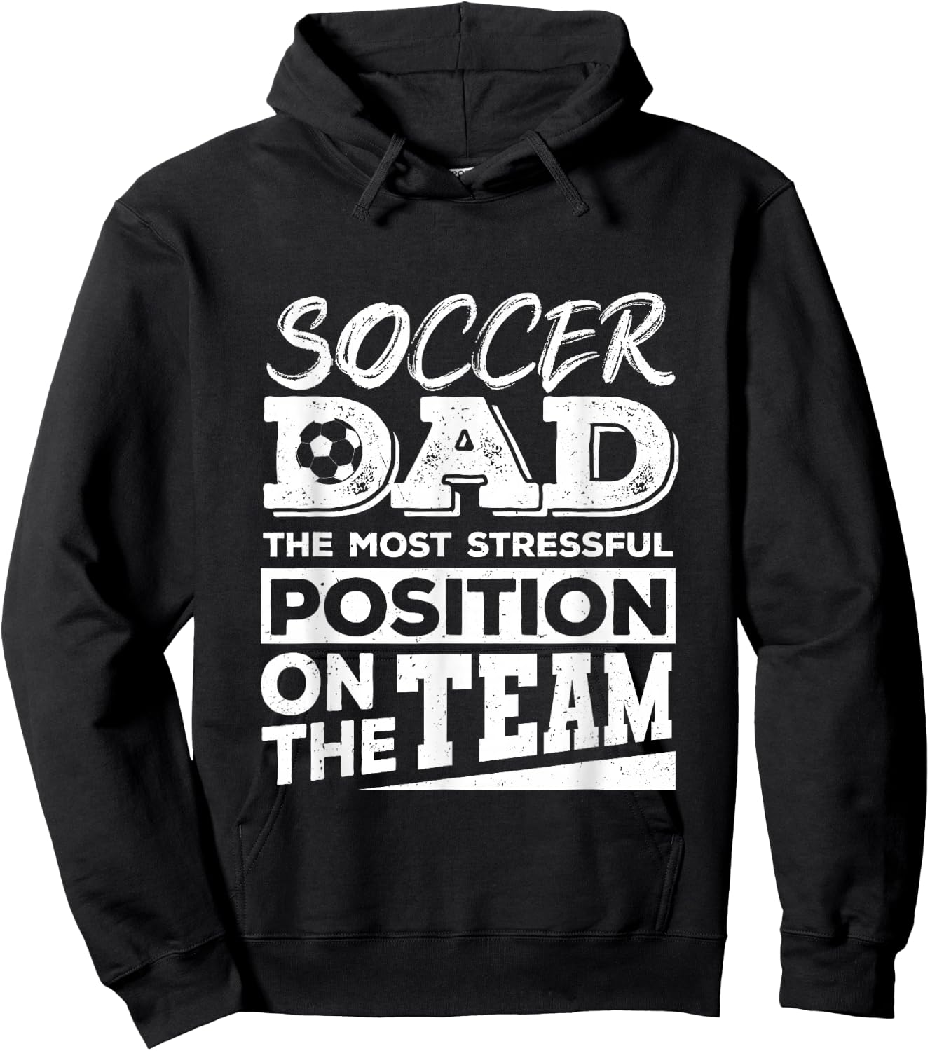 Soccer Dad Shirt Men Soccer Lover Soccer Fathers Day Hoodie - Hoodie | Black