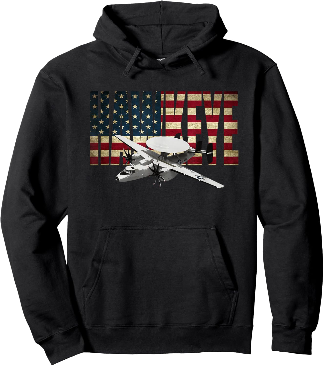 E-2 Hawkeye Hoodie - Hoodie | Black