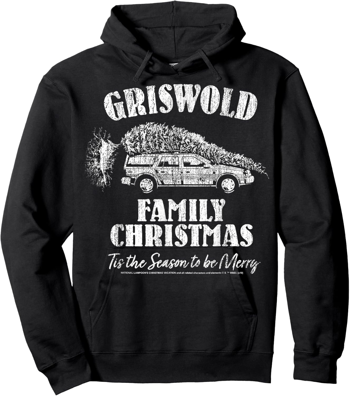 National Lampoon's Christmas Vacation 'Tis The Season Car Hoodie - Hoodie | Black