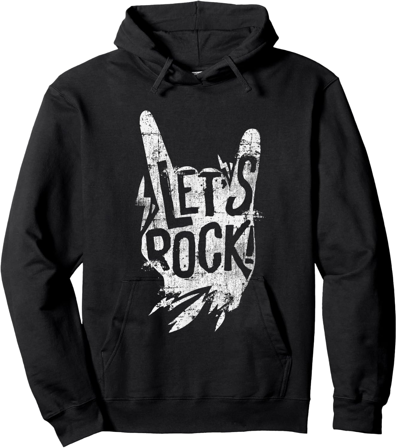 Let's Rock - Music Festival Party Hoodie - Hoodie | Black