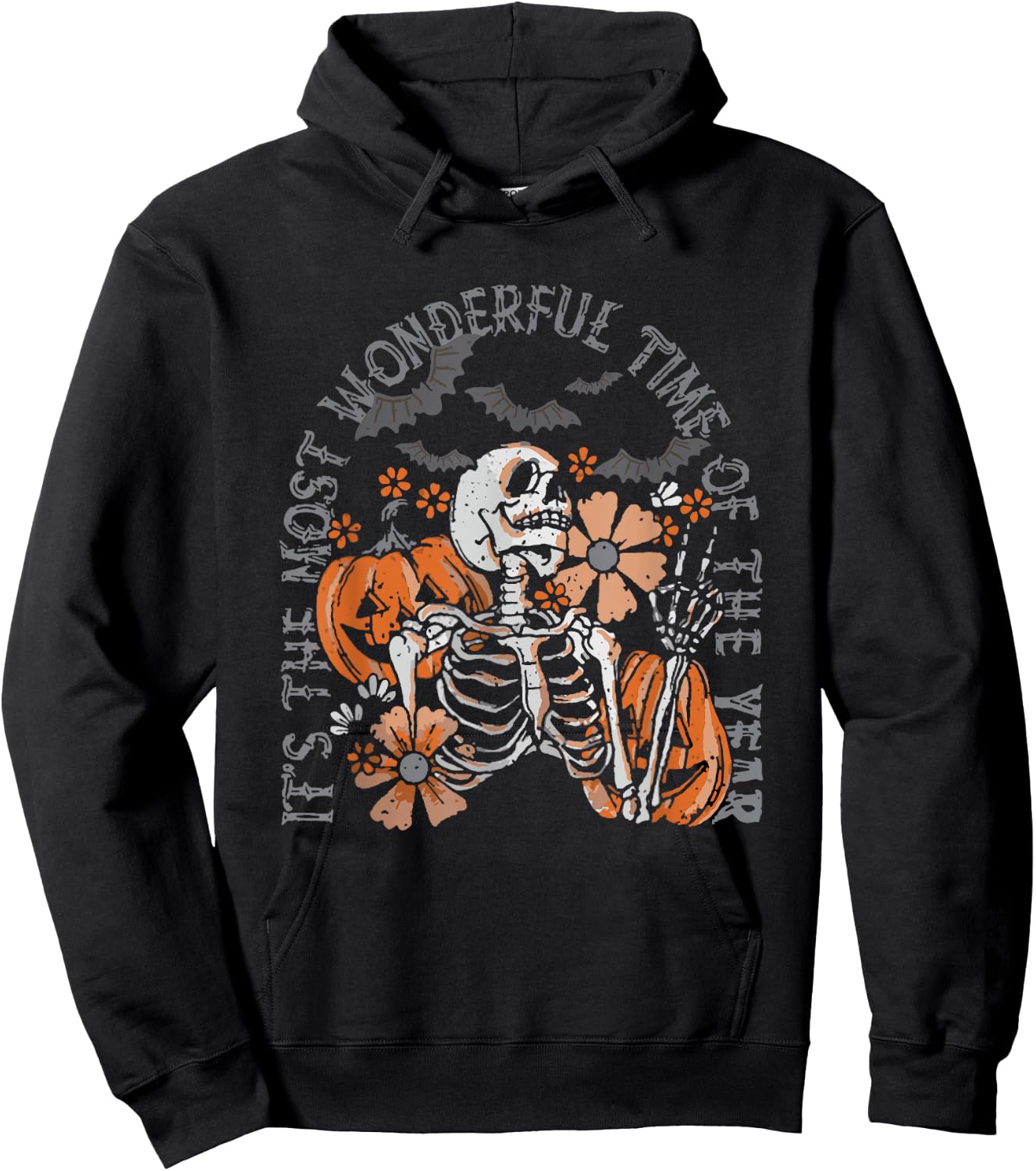 It's The Most Wonderful's Halloween Time Of The Year Hoodie - Hoodie | Black