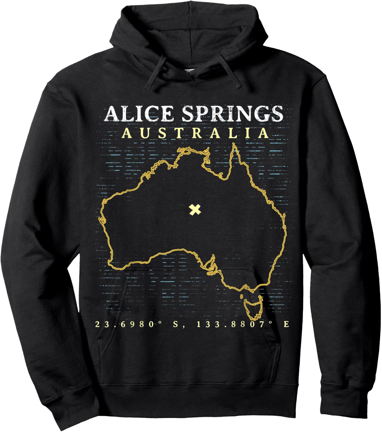 Australia Alice Springs Hoodie - Hoodie | Black