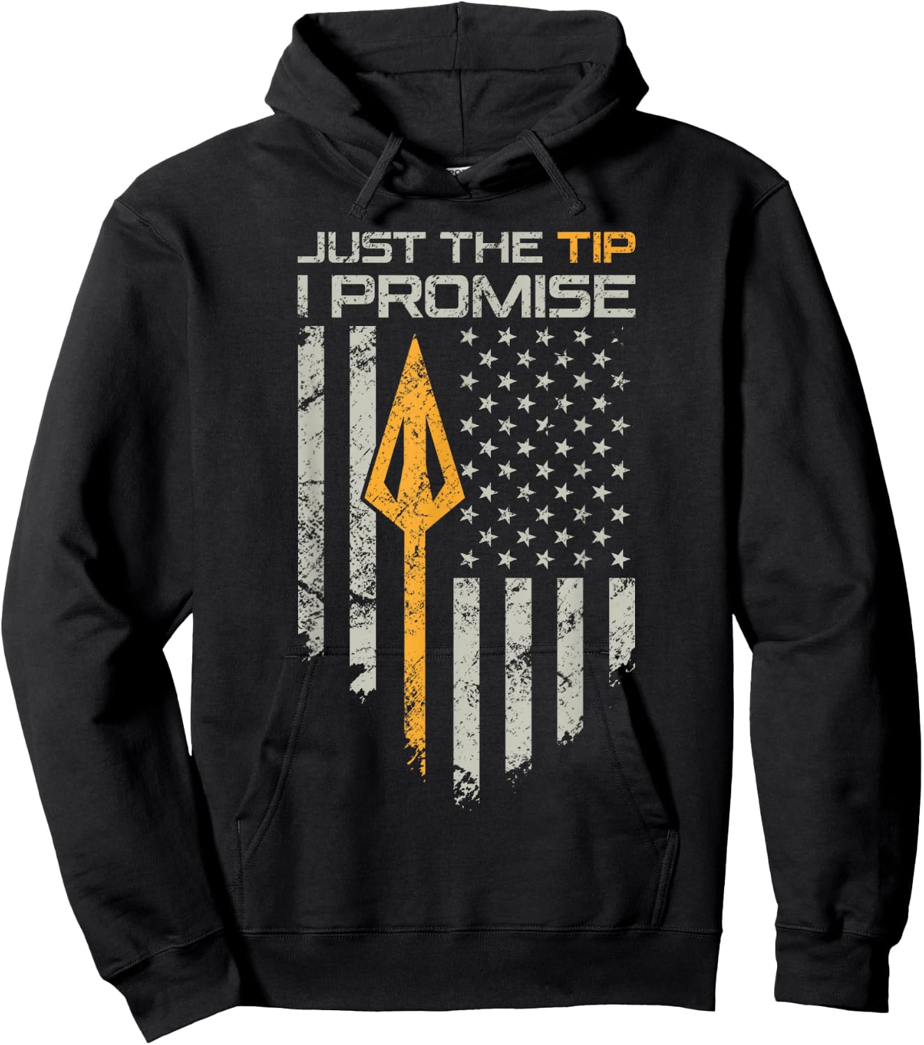Just The Tip I Promise - Funny Bow Hunter Archery Broadhead Hoodie - Hoodie | Black