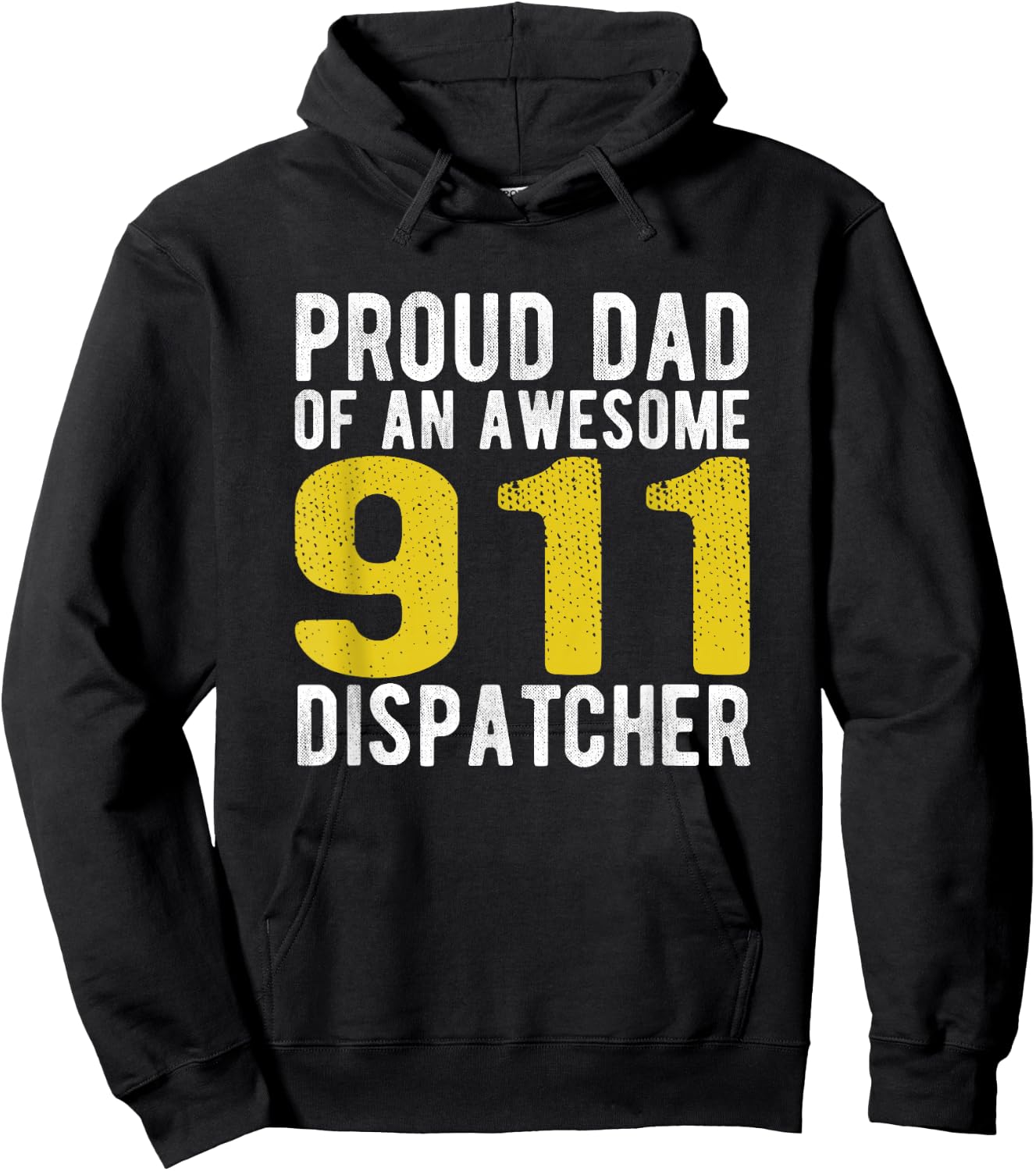 911 Dispatcher Dad Emergency Dispatcher 1st Responder Gift Hoodie - Hoodie | Black