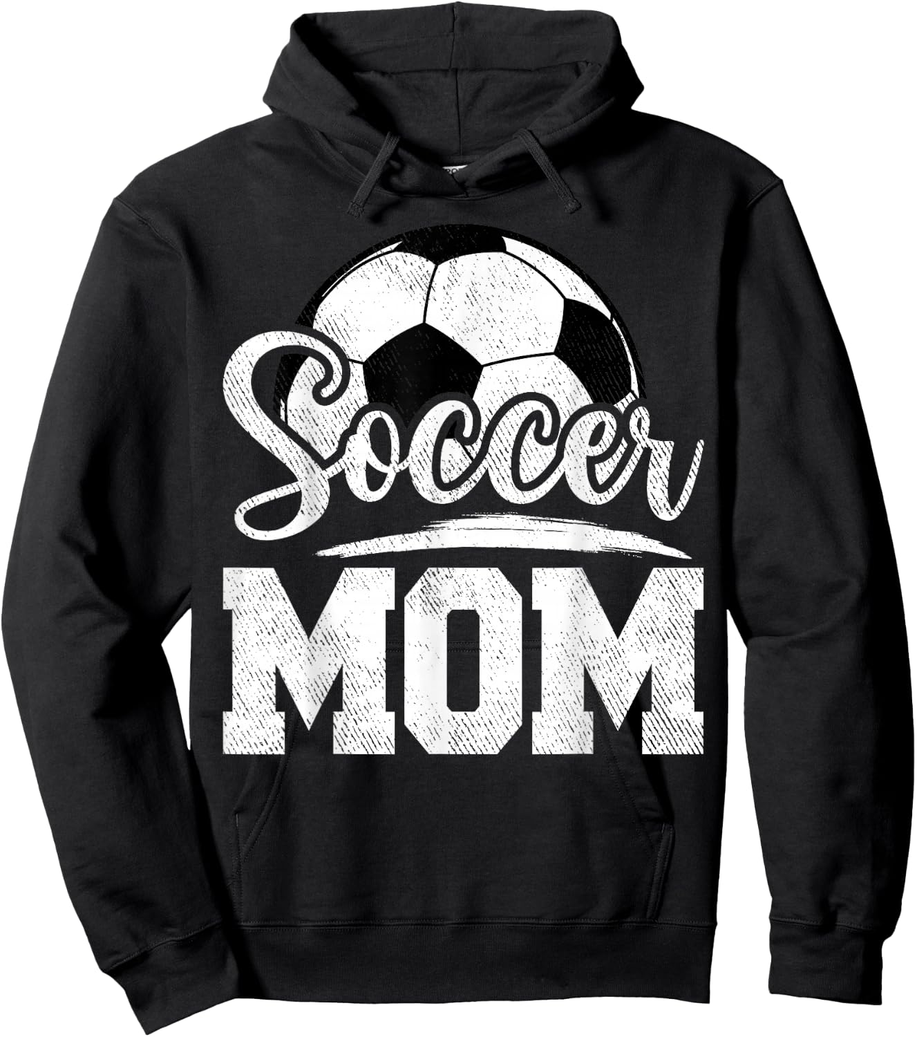 Soccer Mom Soccer Player Game Day Mother's Day Hoodie - Hoodie | Black