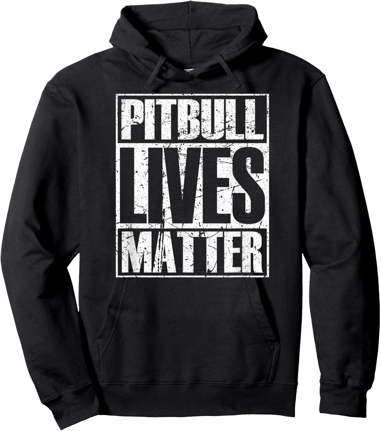 Pitbull Lives Matter Pittie Lover Dog Dad Puppy Mom Gift Hoodie - Hoodie | Black