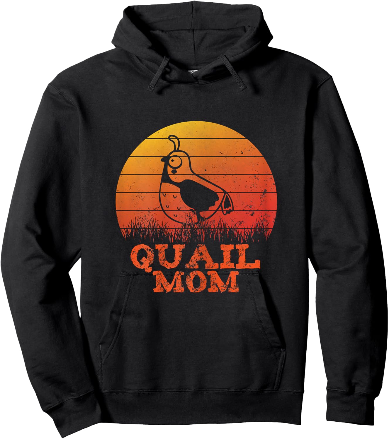 Mothers day Quail Mothern Quail Mom Hoodie - Hoodie | Black