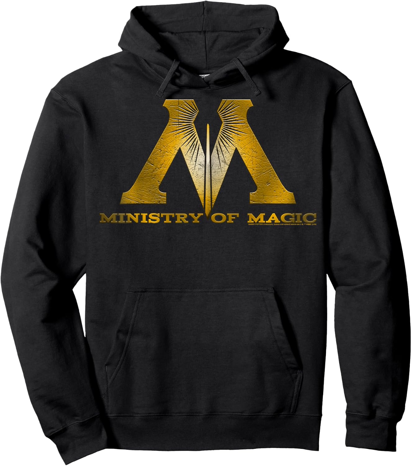 Harry Potter Ministry Of Magic Logo Hoodie - Hoodie | Black