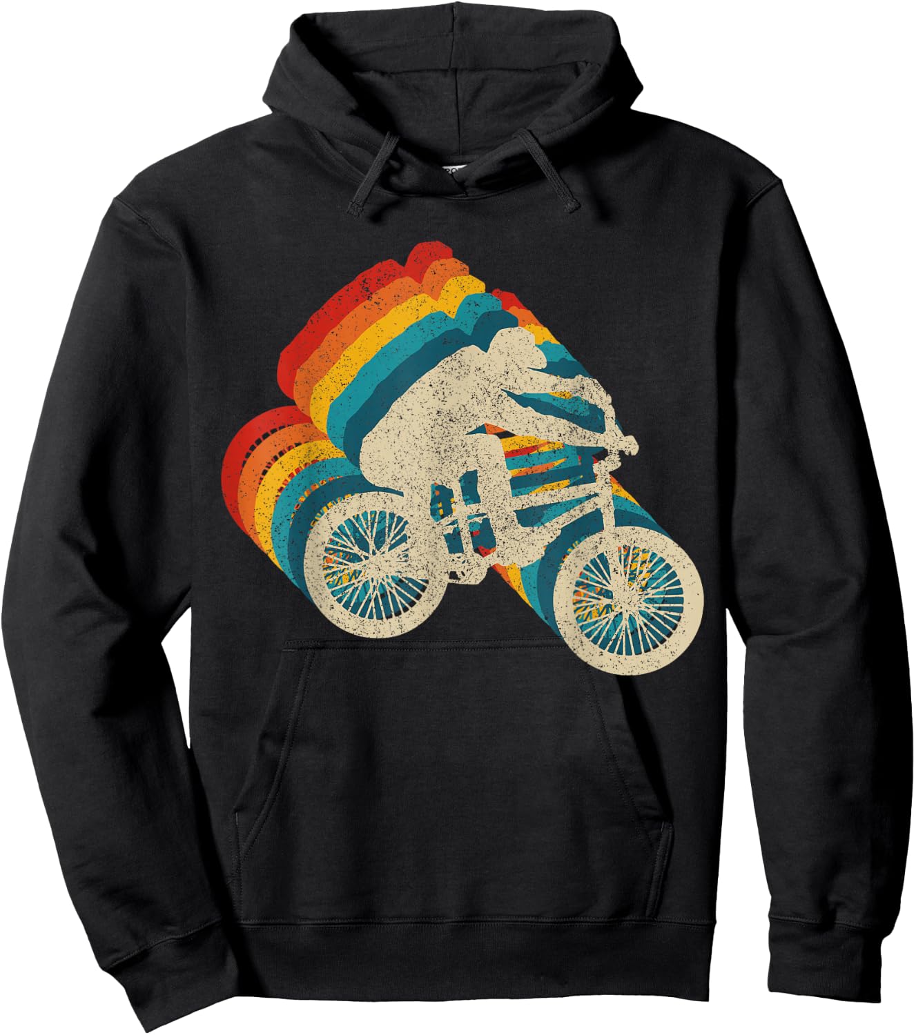 BMX Vintage Retro Bike Bicycle BMXer Gift Hoodie - Hoodie | Black