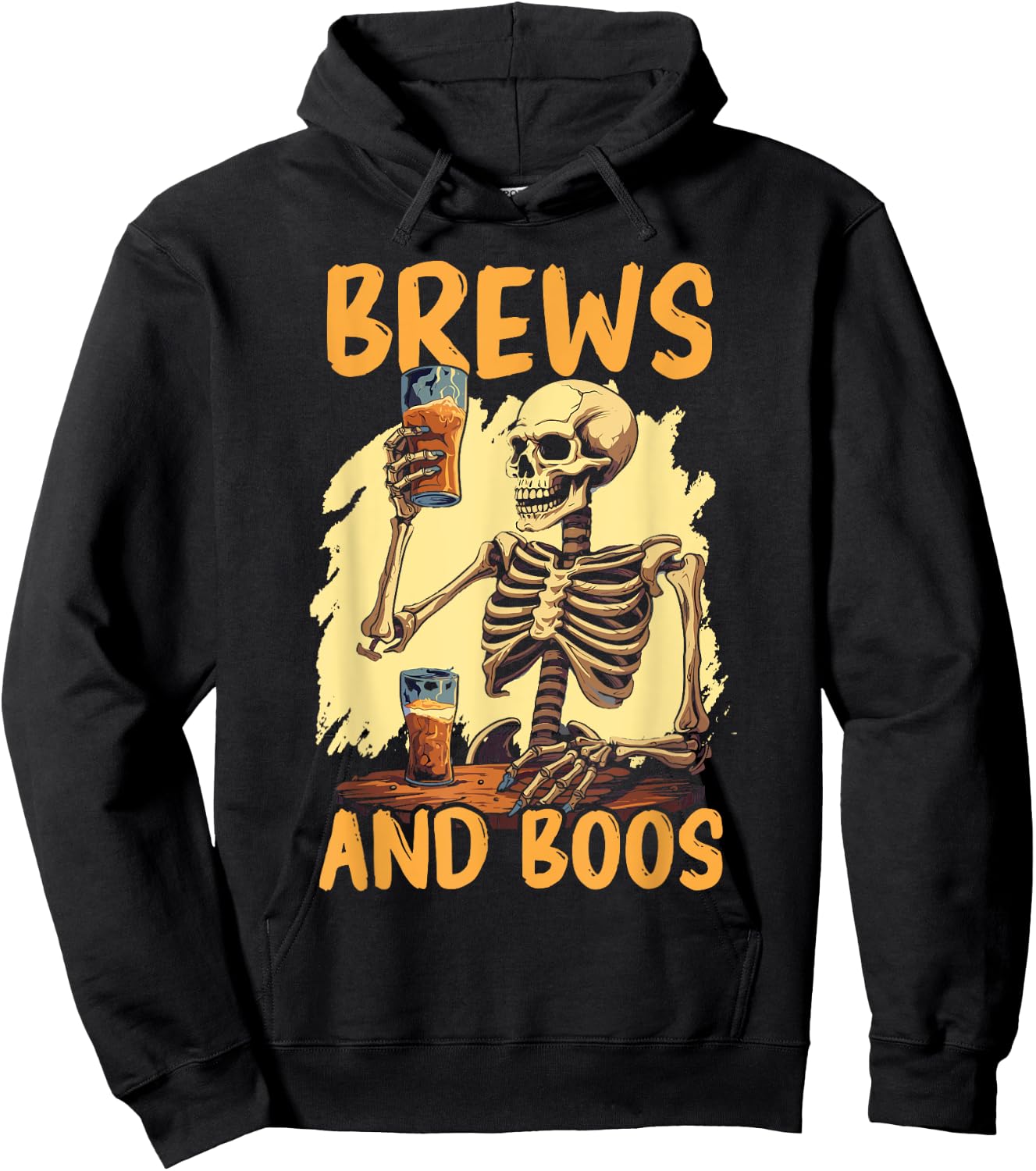 Halloween Beer Drinker Trick Or Treat Spooky Alcoholic Hoodie - Hoodie | Black