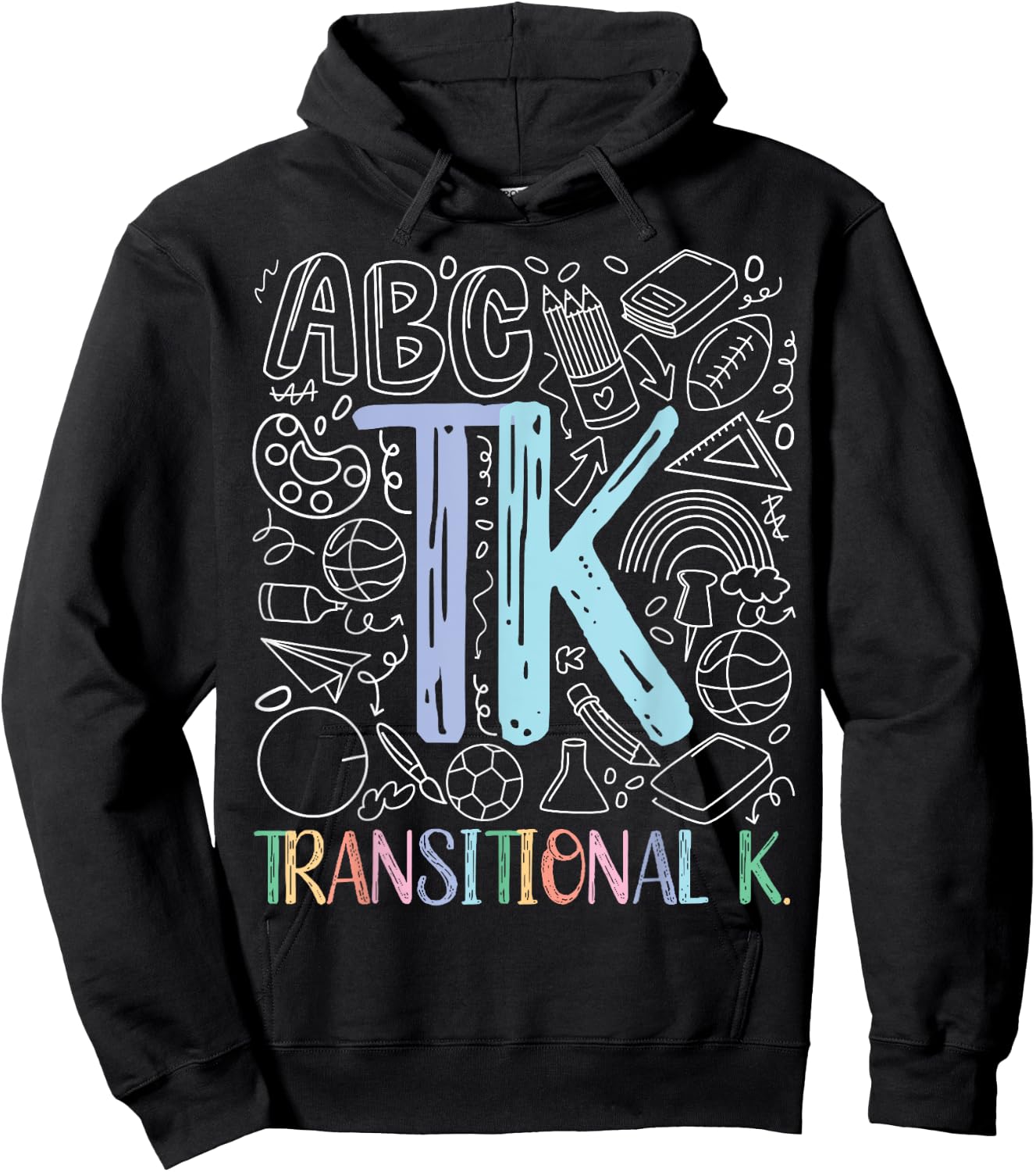 TK Transitional Kindergarten Student TK Teacher Hoodie - Hoodie | Black