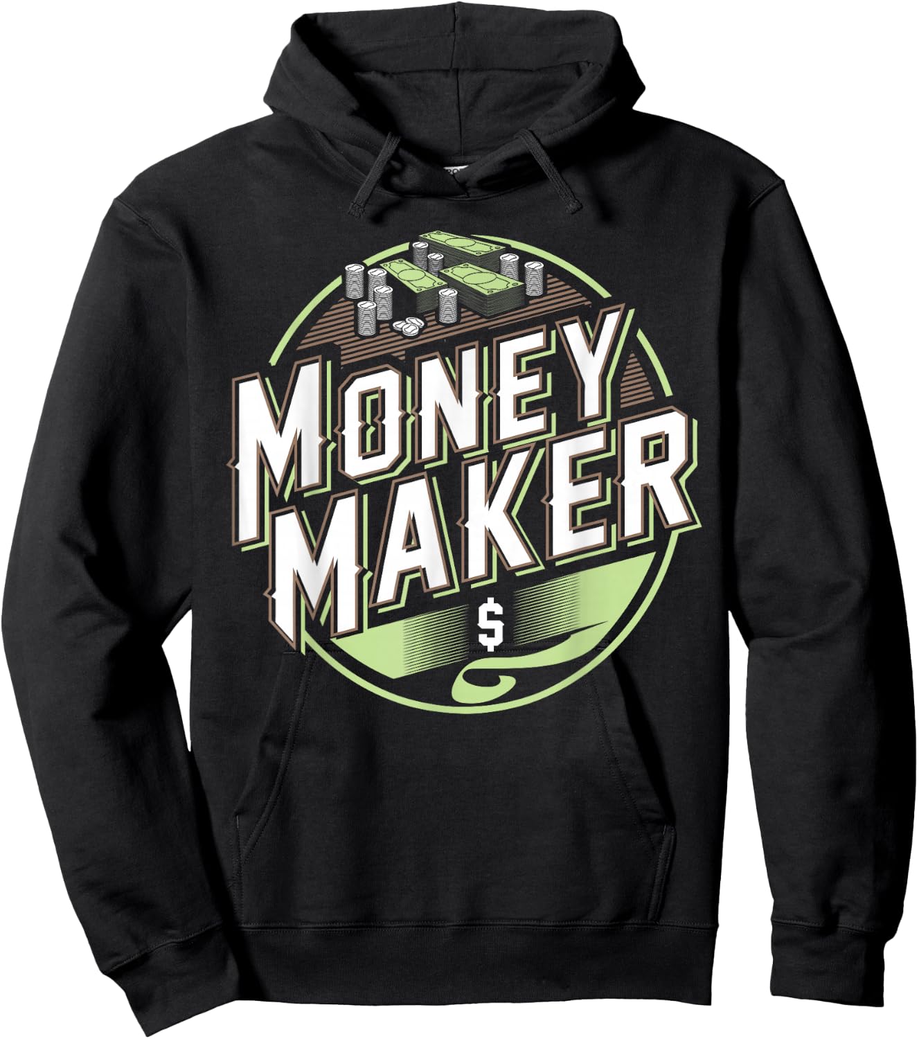 Funny Couples Matching Money Maker Finance Humor Design Hoodie - Hoodie | Black