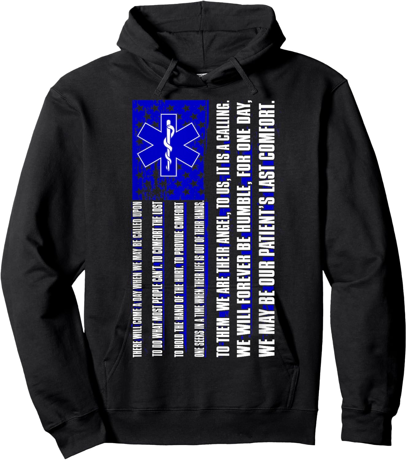 EMT Eid Gift Paramedic and First Responder Hoodie - Hoodie | Black