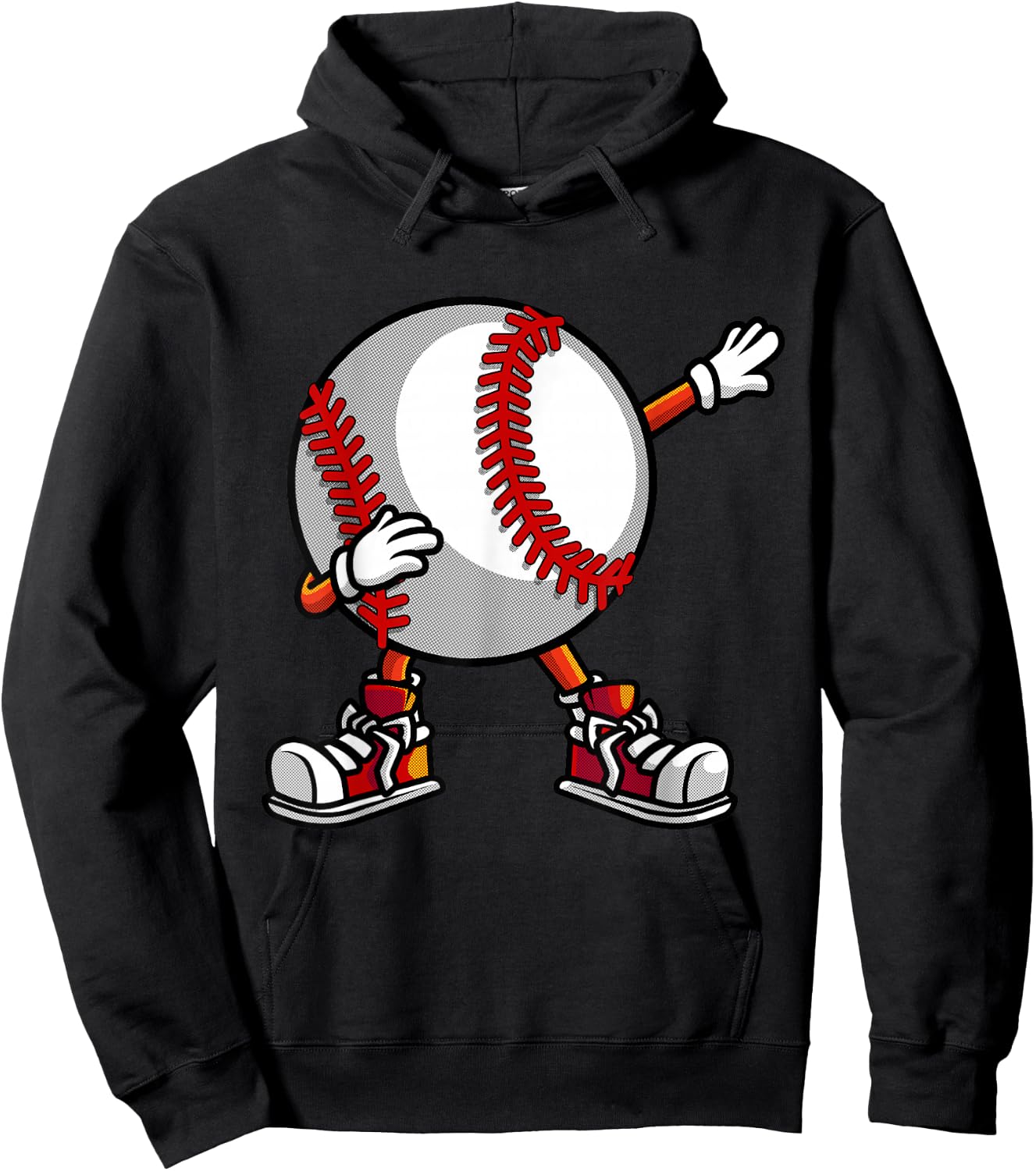 Funny Baseball Players Gift Boys Girls Kids Catcher Pitcher Hoodie - Hoodie | Black