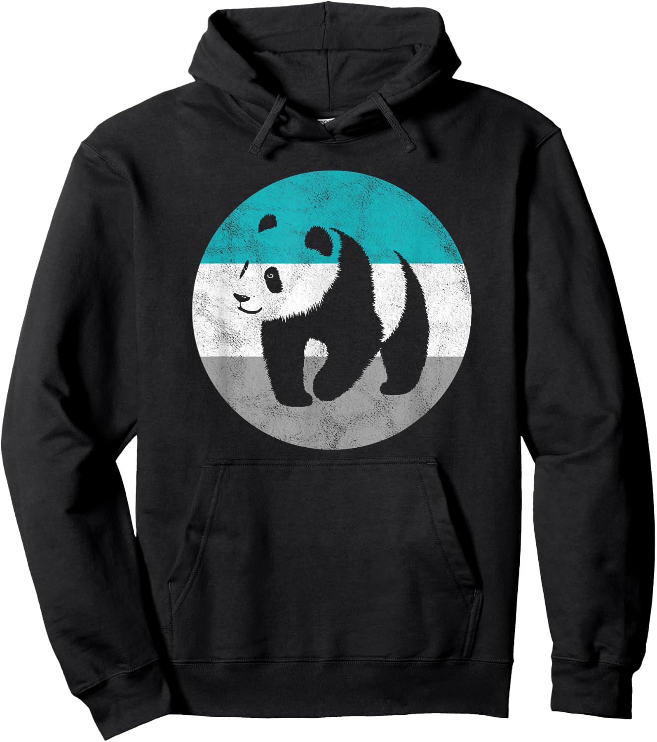 Panda Retro Gift or Boys Hoodie - Hoodie | Black