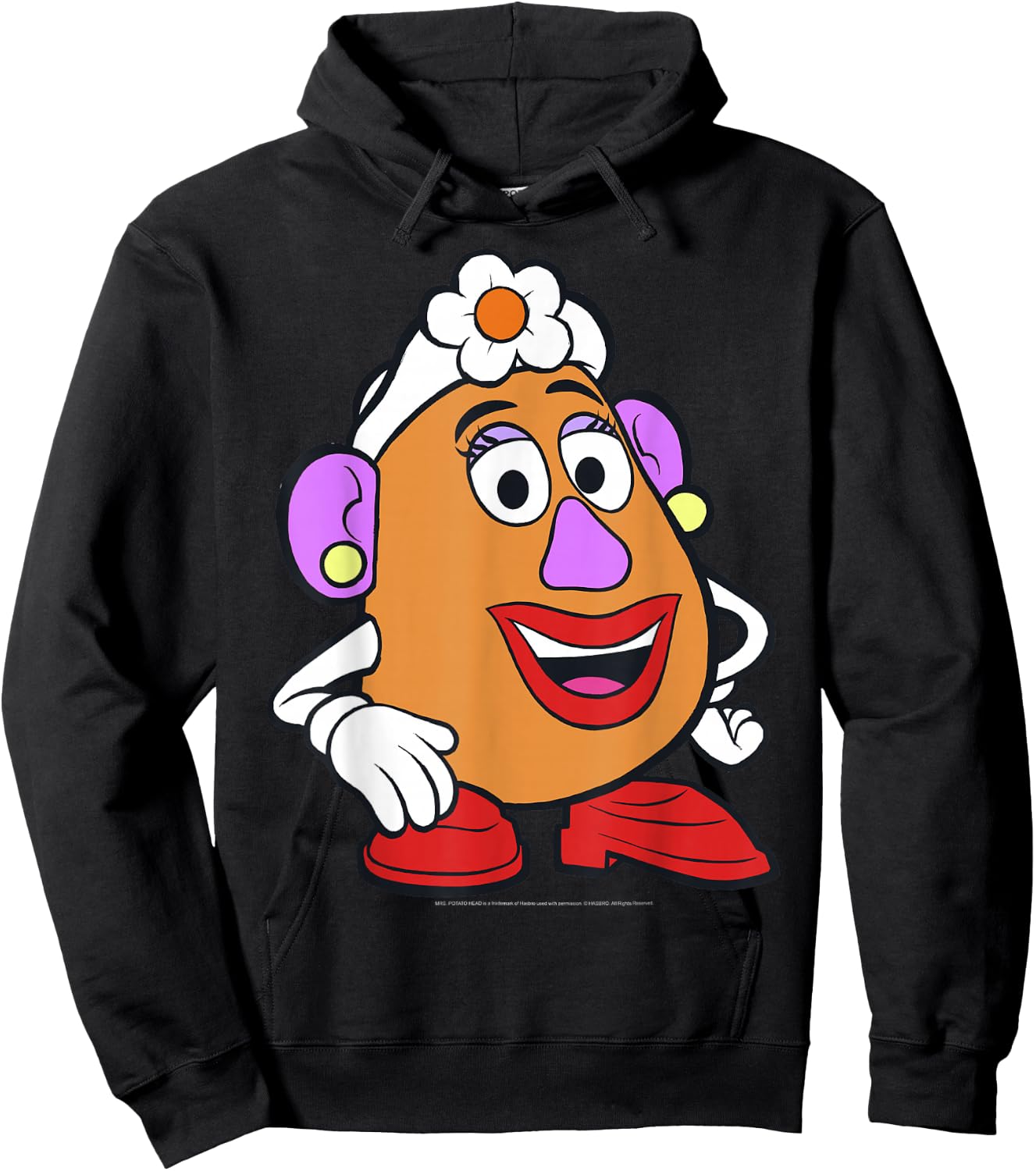 Disney Pixar Toy Story Mrs. Potato Head Big Portrait Hoodie - Hoodie | Black