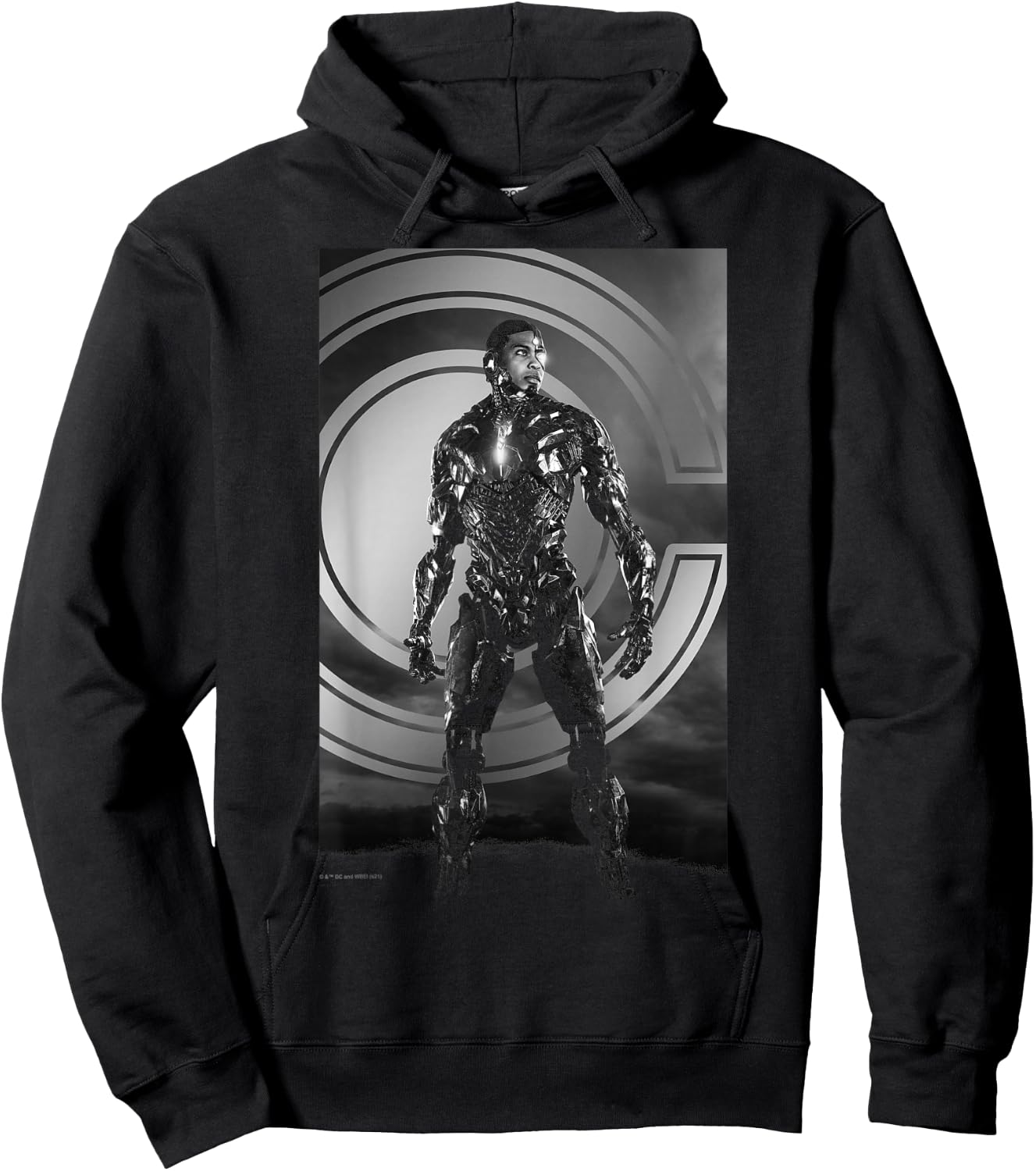 DC Comics Justice League Snyder Cut Cyborg Poster Hoodie - Hoodie | Black