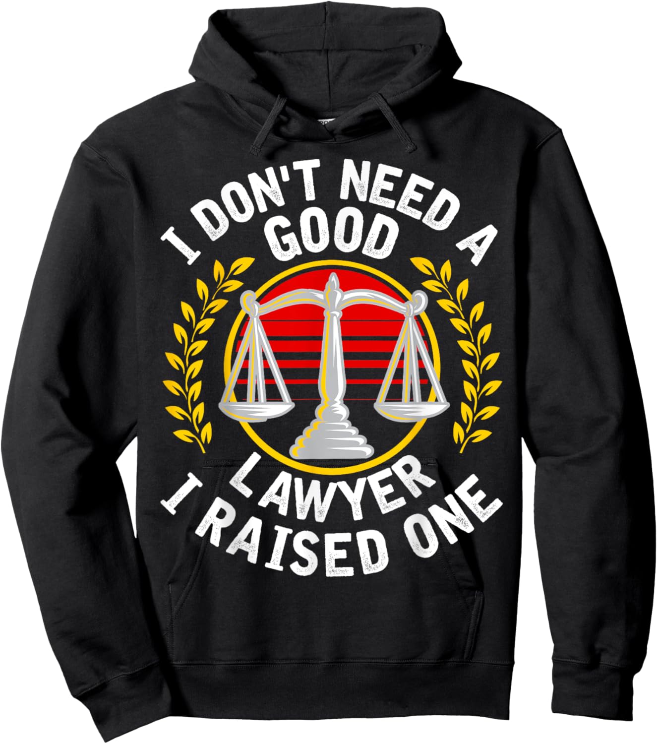 Lawyer Parents Father Mother Law School Graduate Graduation Hoodie - Hoodie | Black