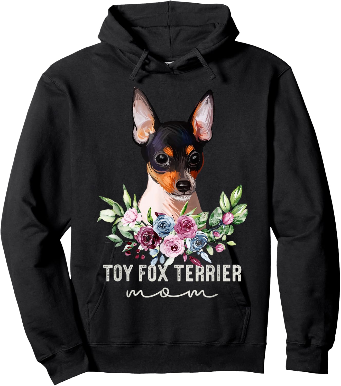 Toy Fox Terrier Shirt Gifts Dog Mum Hoodie - Hoodie | Black