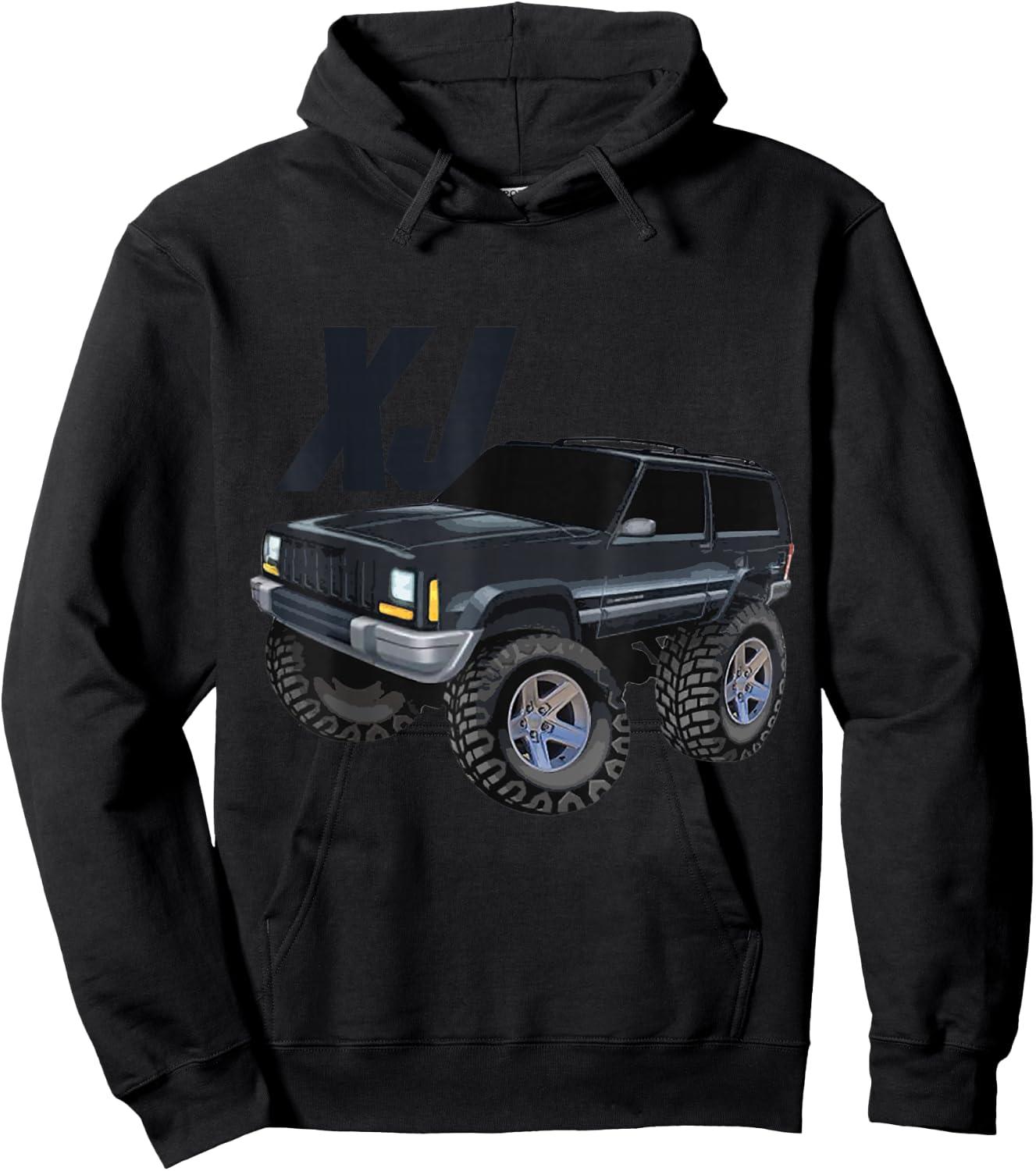 Offroad Over Land Riders Xj Hoodie - Hoodie | Black