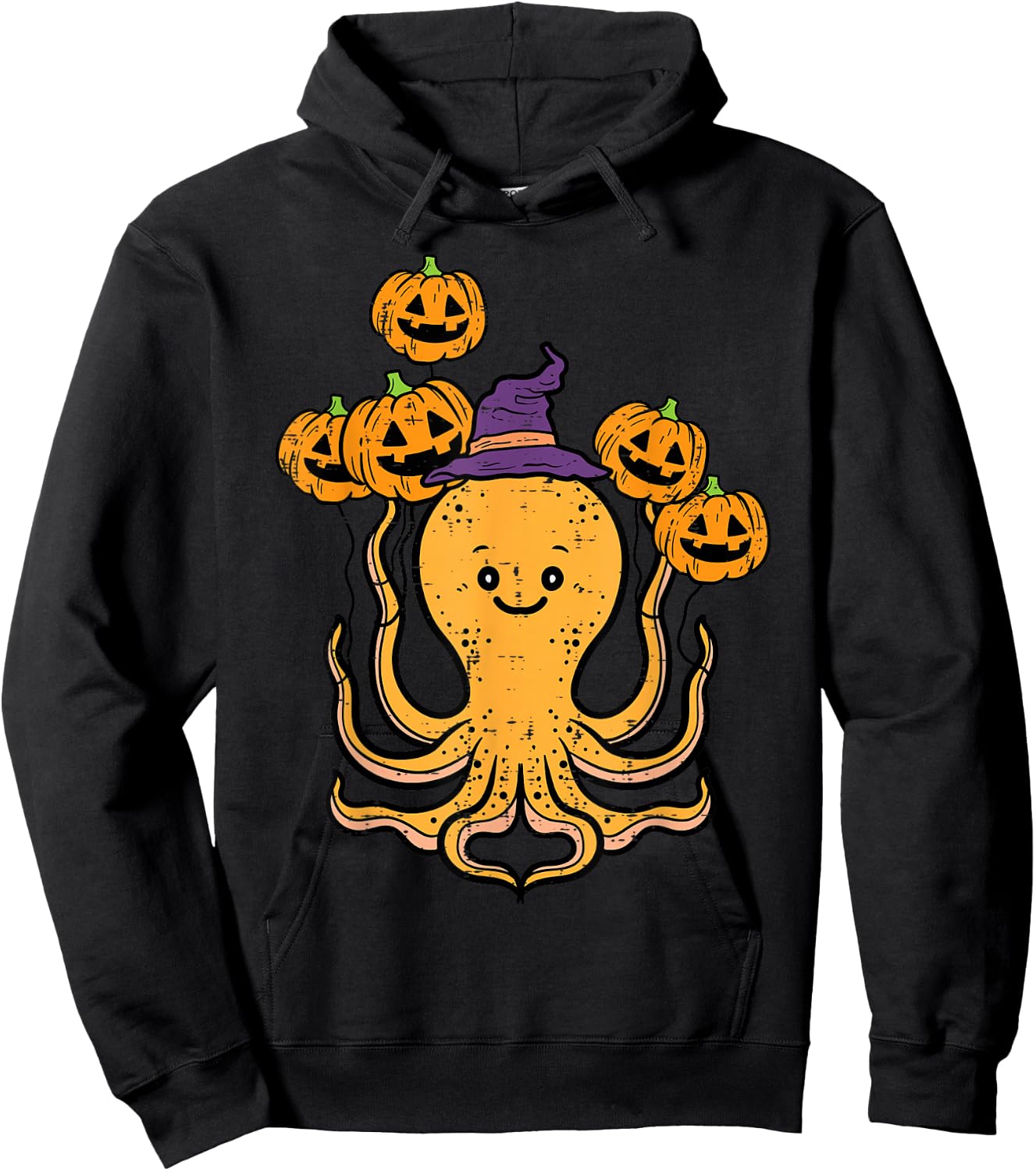 Halloween Octopus Fun Fall Costume Men Women Kids Boys Girls Hoodie - Hoodie | Black