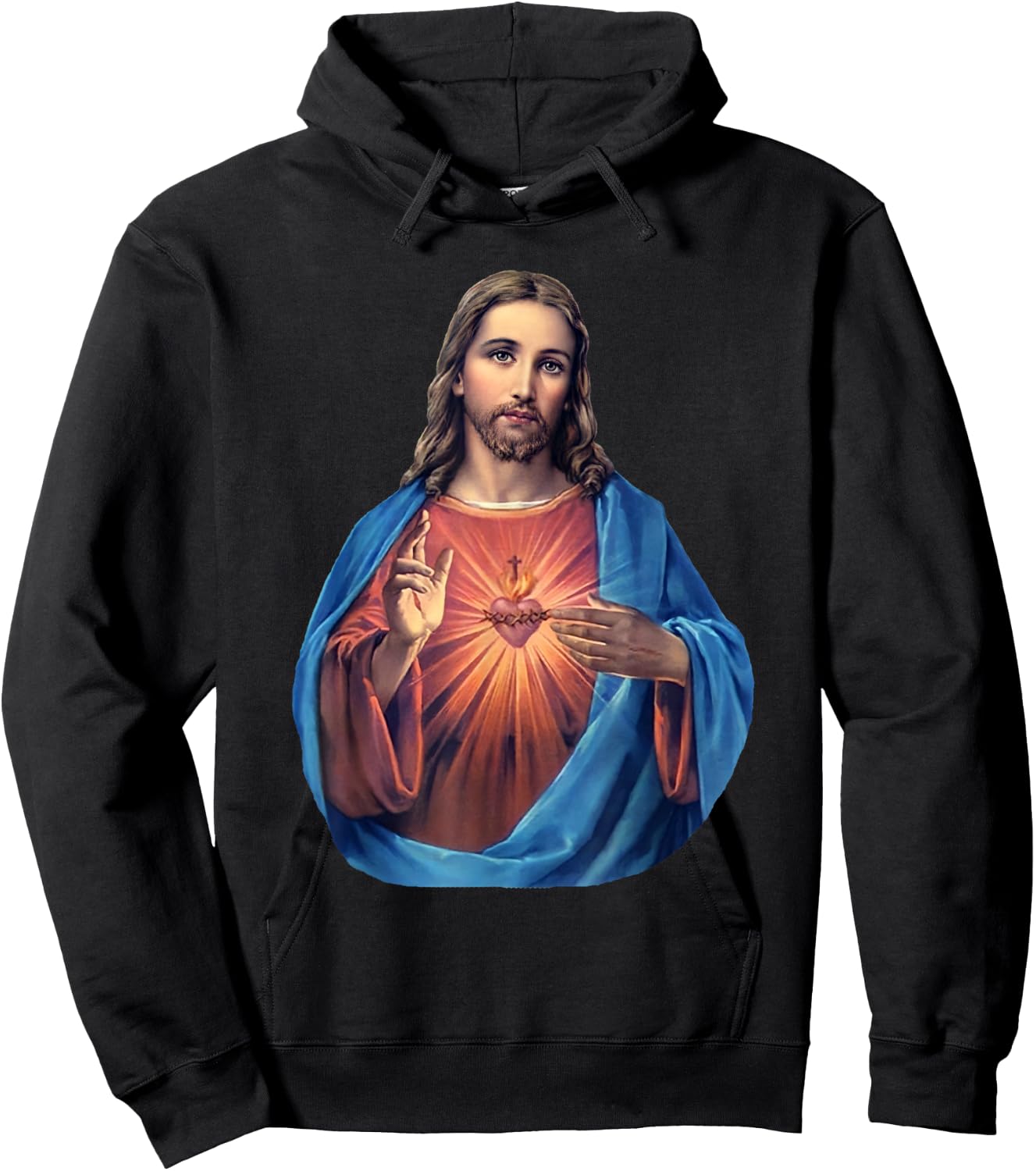 Sacred Heart Jesus Hoodie - Hoodie | Black