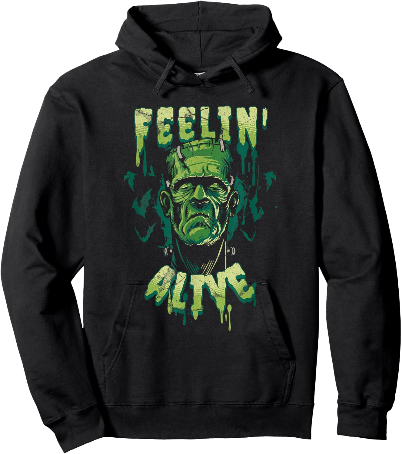 Frankenstein Monster Halloween Classic Horror Flick Costume Hoodie - Hoodie | Black