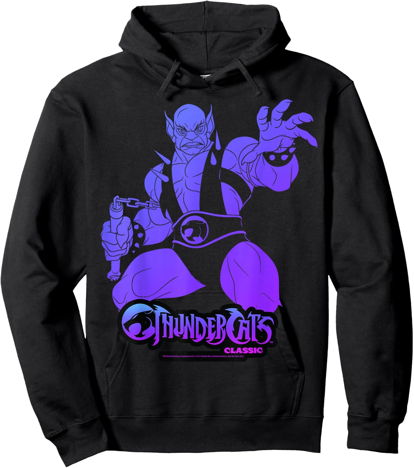ThunderCats Panthro Gradient Portrait Hoodie - Hoodie | Black