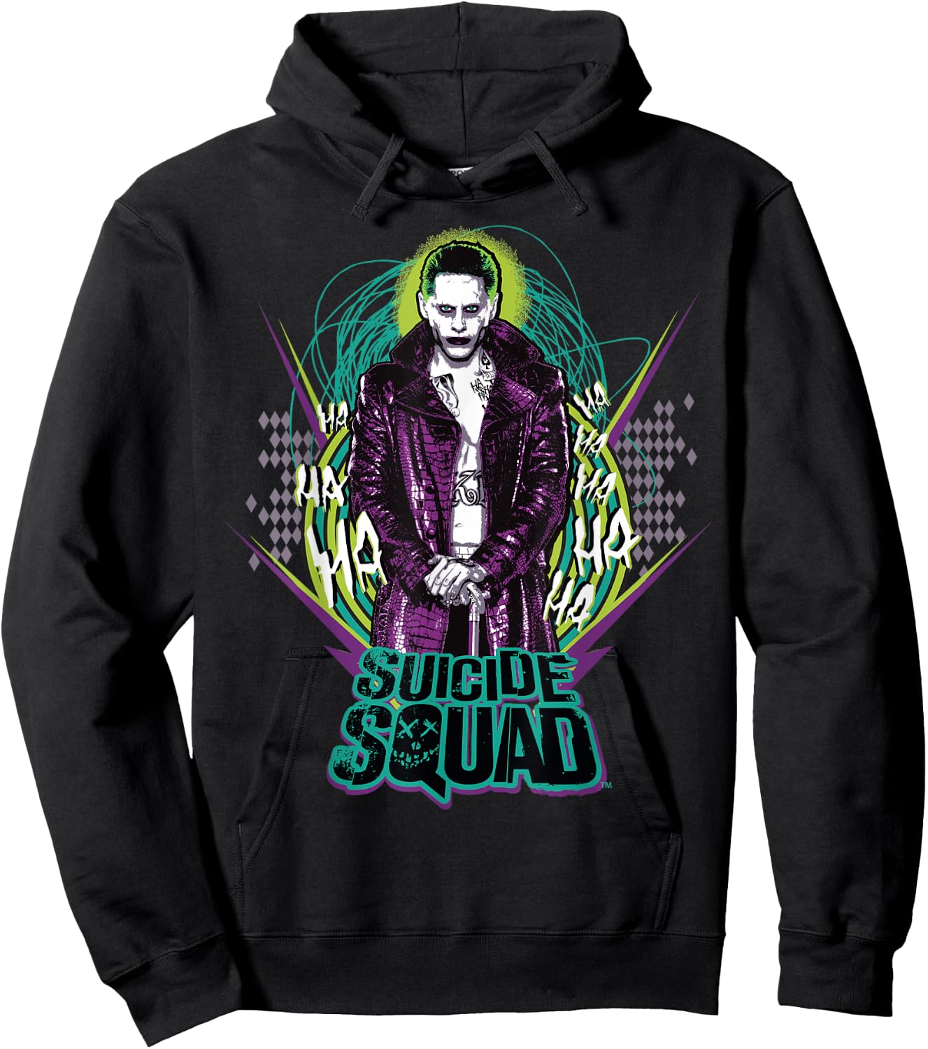 DC Suicide Squad Logo Joker Hoodie - Hoodie | Black