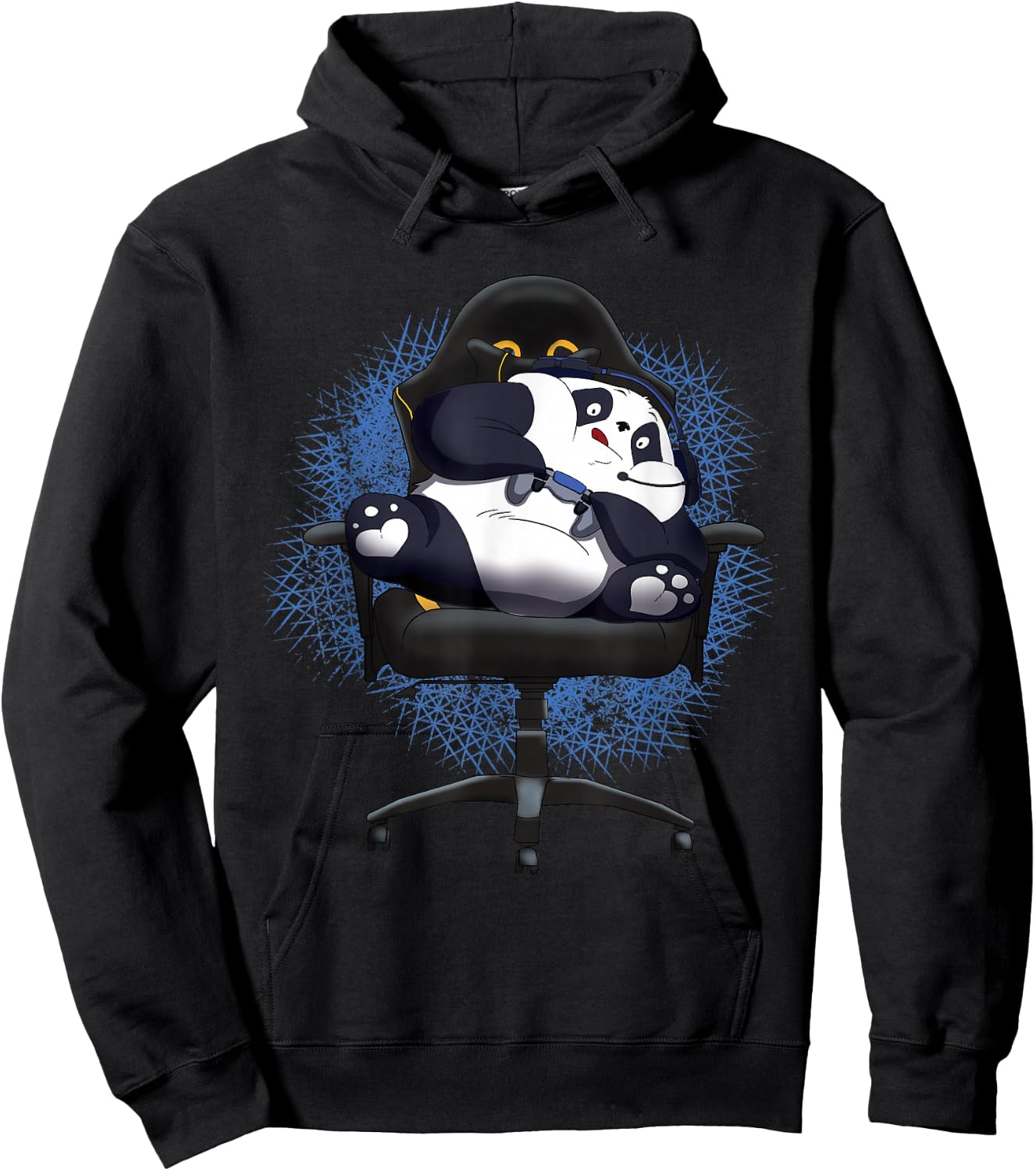 Gaming Panda Funny Gamer Video Games Hoodie - Hoodie | Black