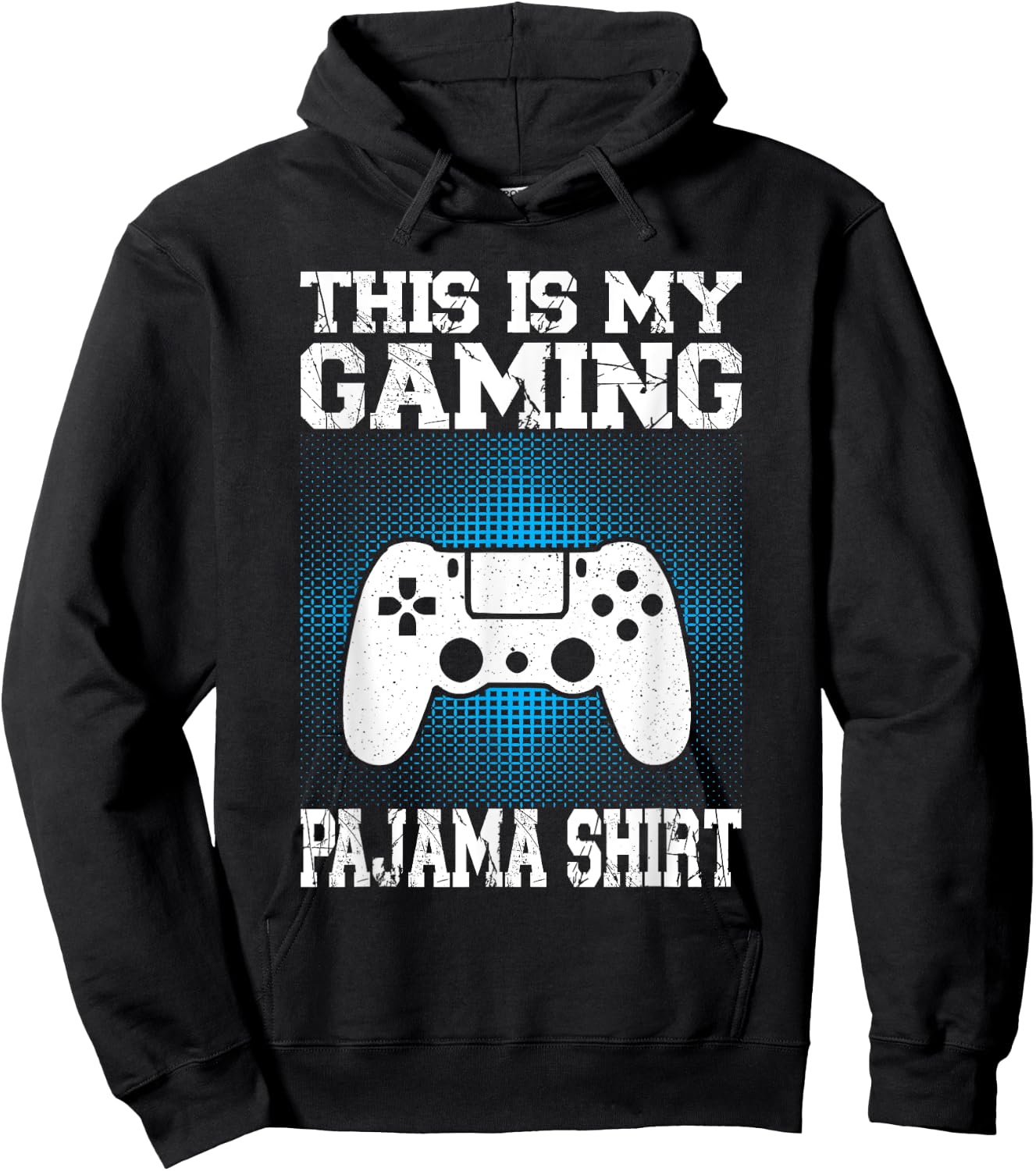 This Is My gaming Pajama Shirt Funny Video Game Gamer Hoodie - Hoodie | Black