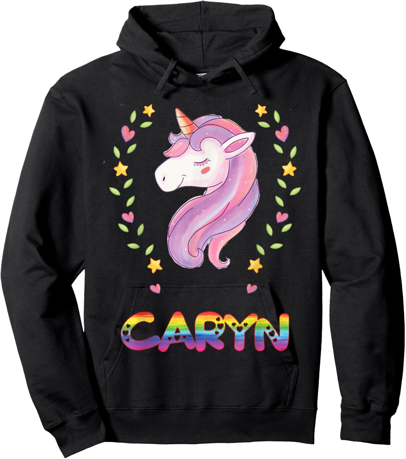 Caryn Name Hoodie - Hoodie | Black