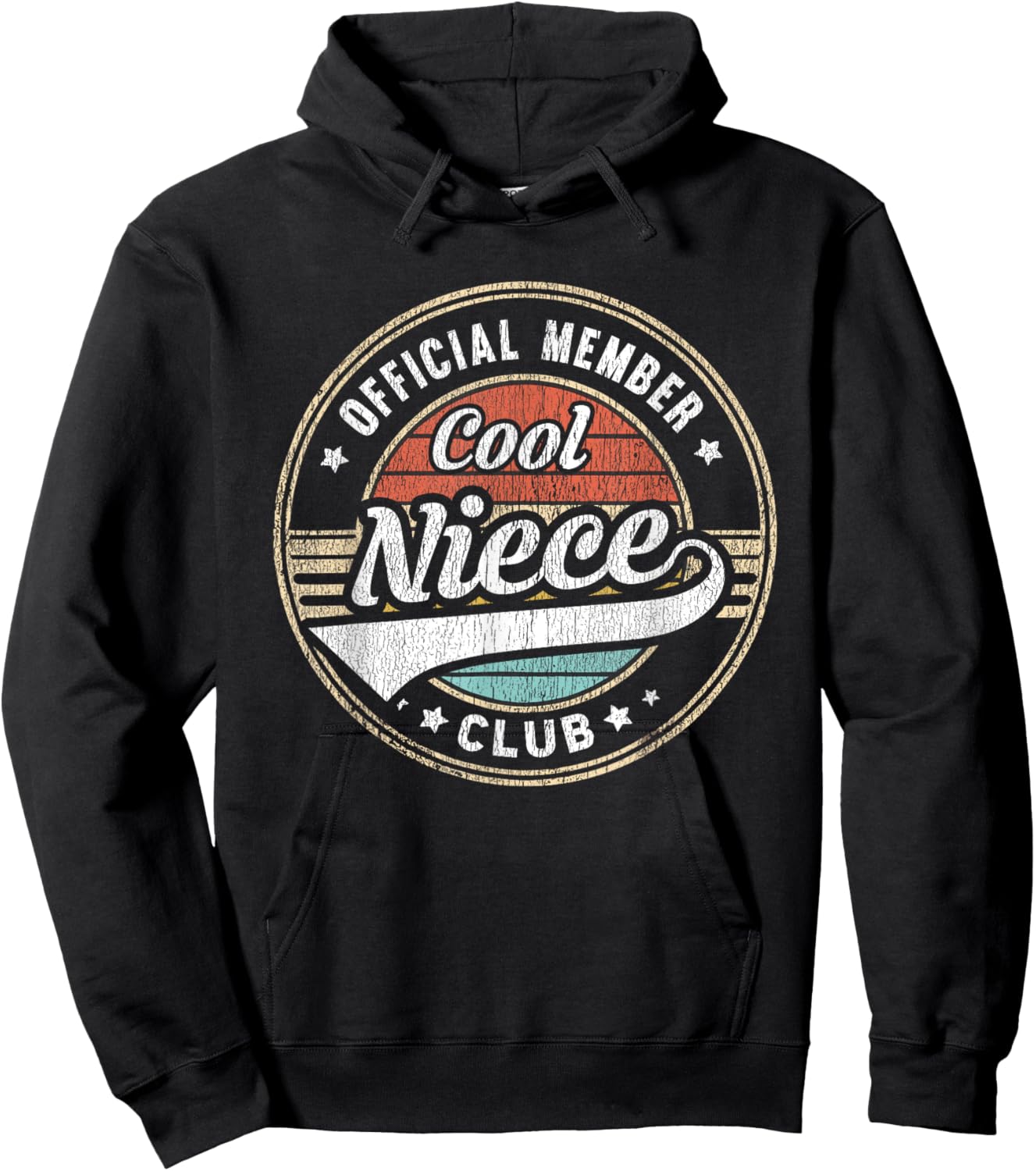 Official Member Cool Niece Club Funny Niece Hoodie - Hoodie | Black