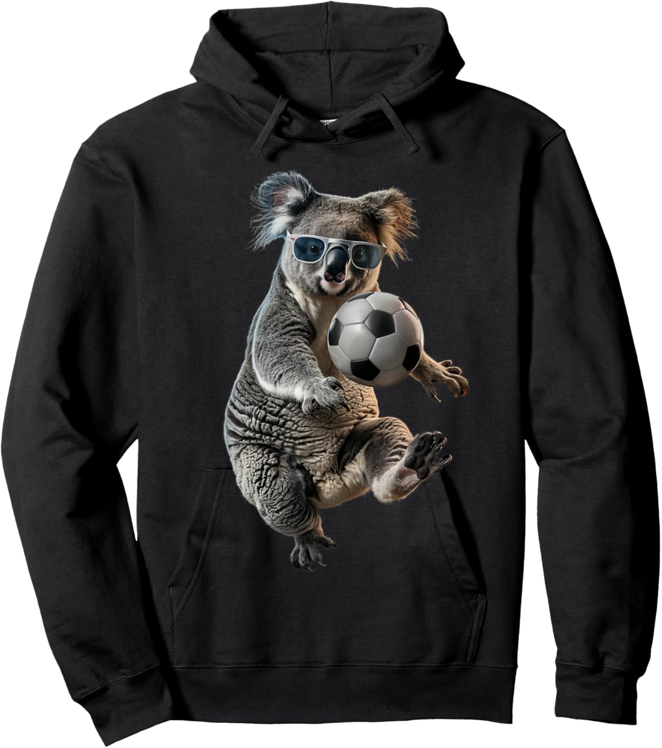 Koala Soccer Football Hoodie - Hoodie | Black