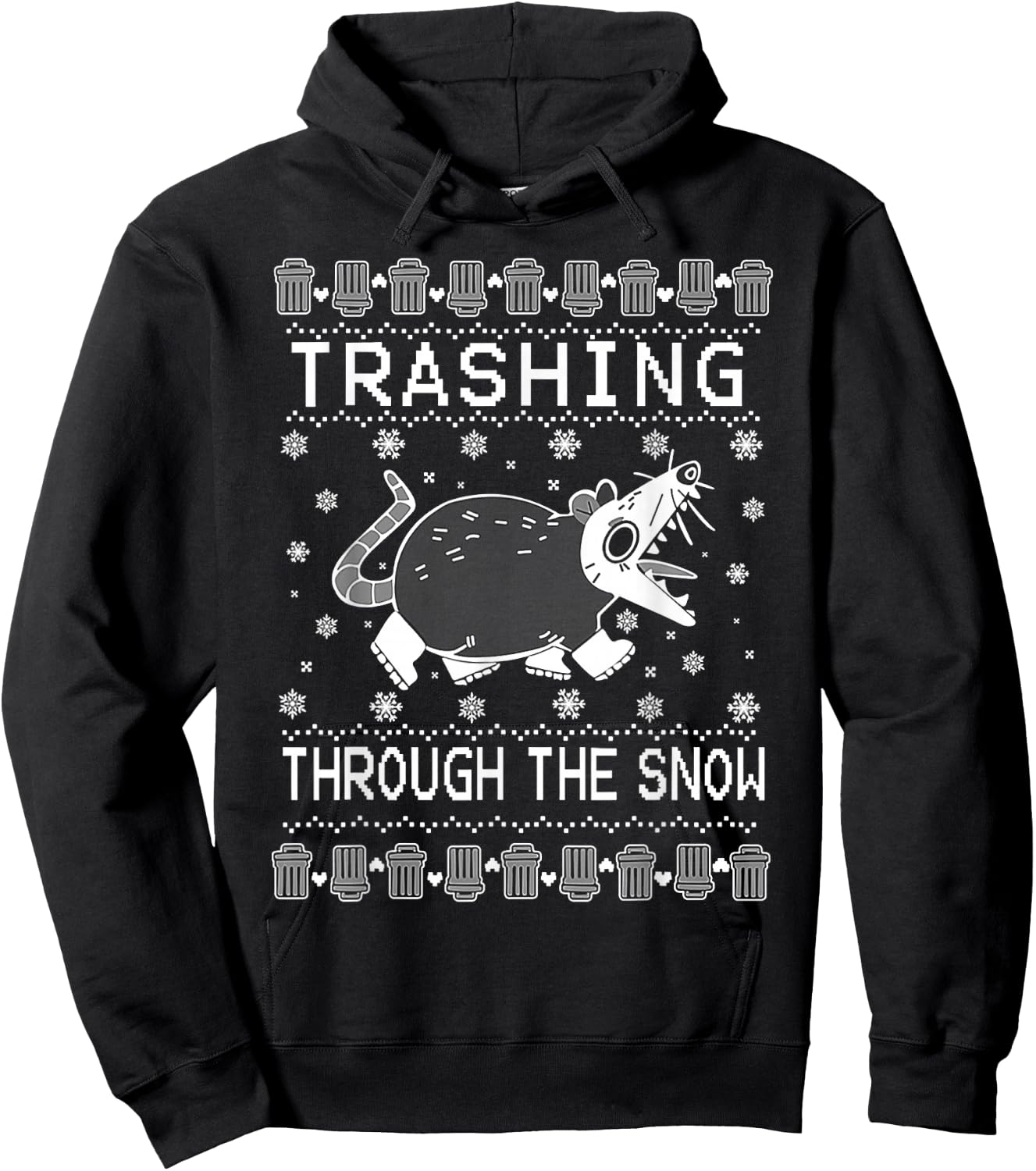 Trashing Through The Snow Hoodie - Hoodie | Black