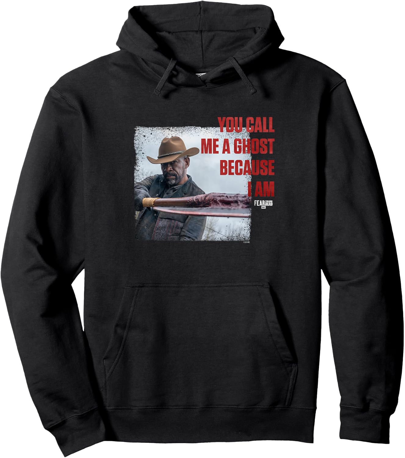 Fear The Walking Dead Morgan Call Me A Ghost Hoodie - Hoodie | Black