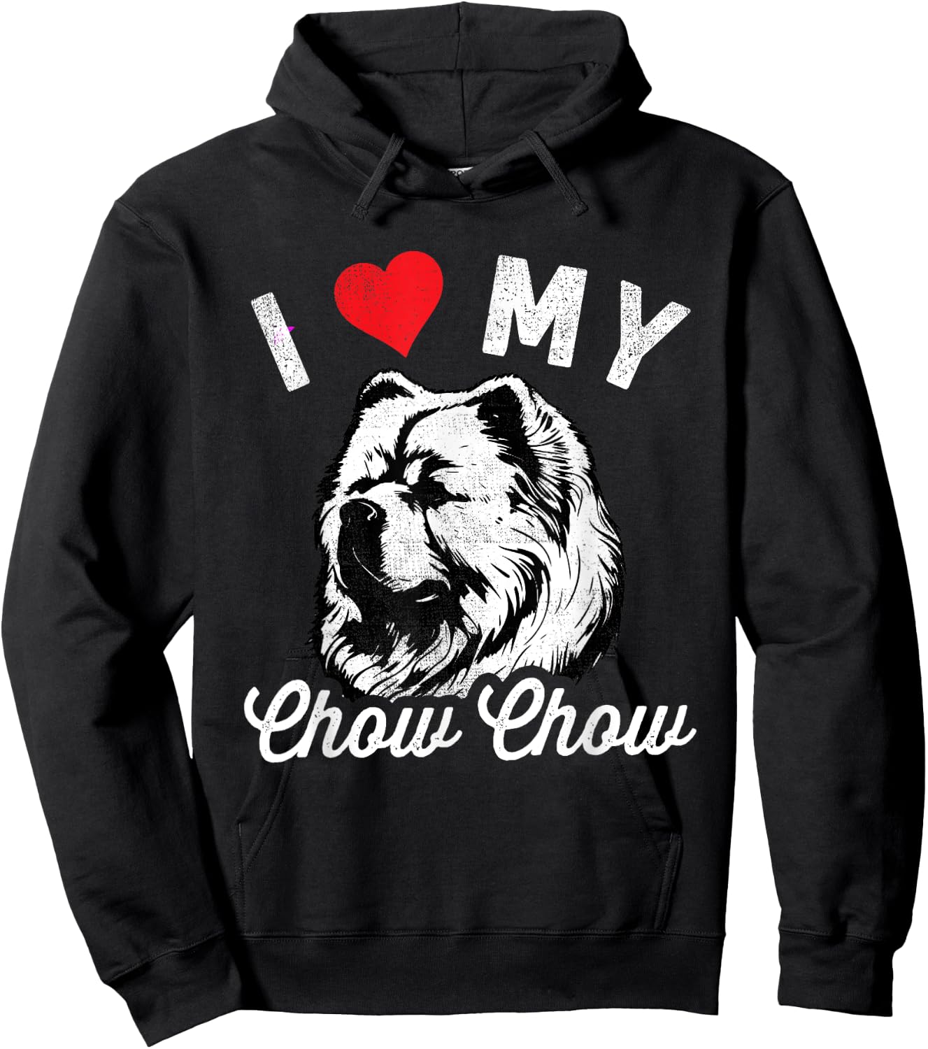 I Love My Chow Chow I Heart My Chow Chow Hoodie - Hoodie | Black