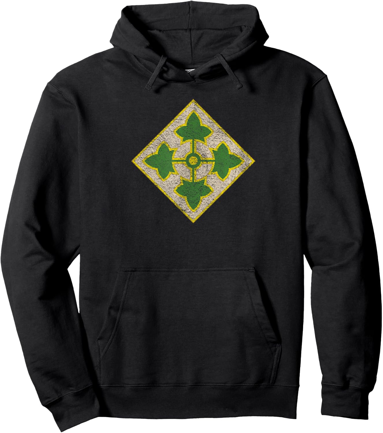 4th Infantry Division Army Hoodie - Hoodie | Black