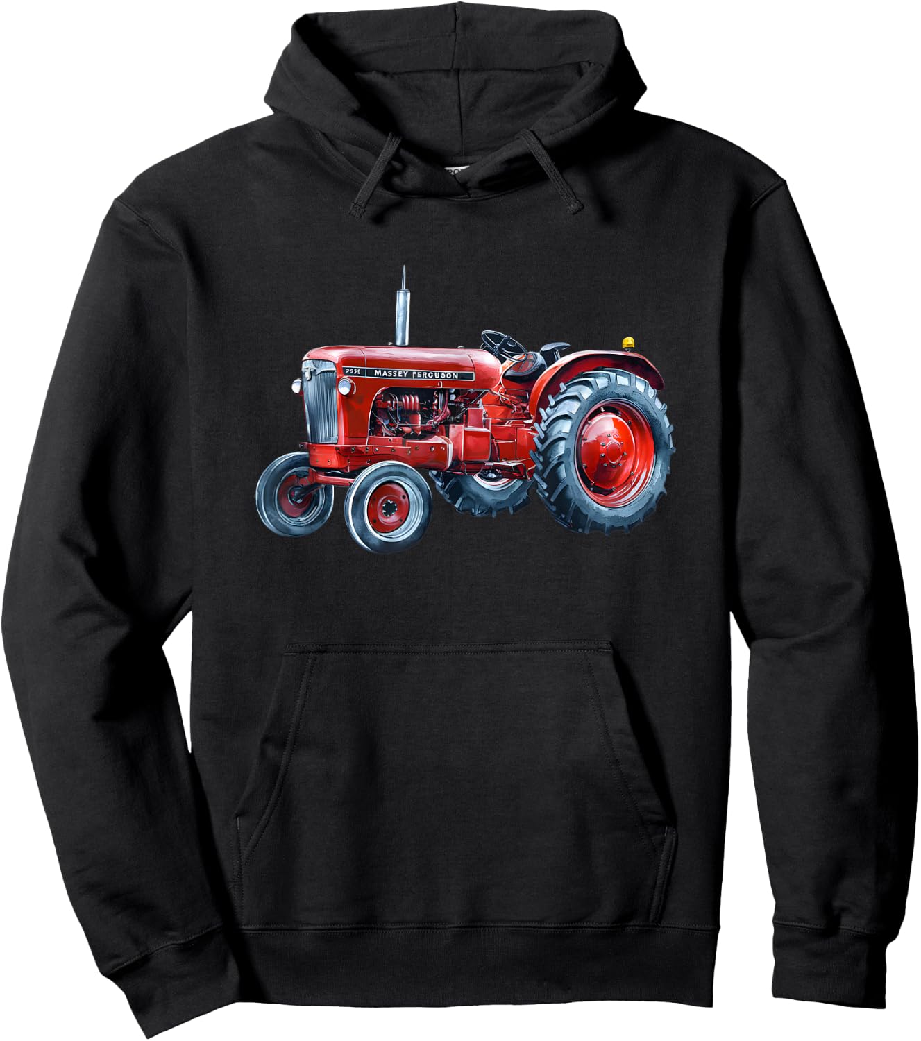 Masey Ferguson tractors 365 Tractor Farming Print Hoodie - Hoodie | Black