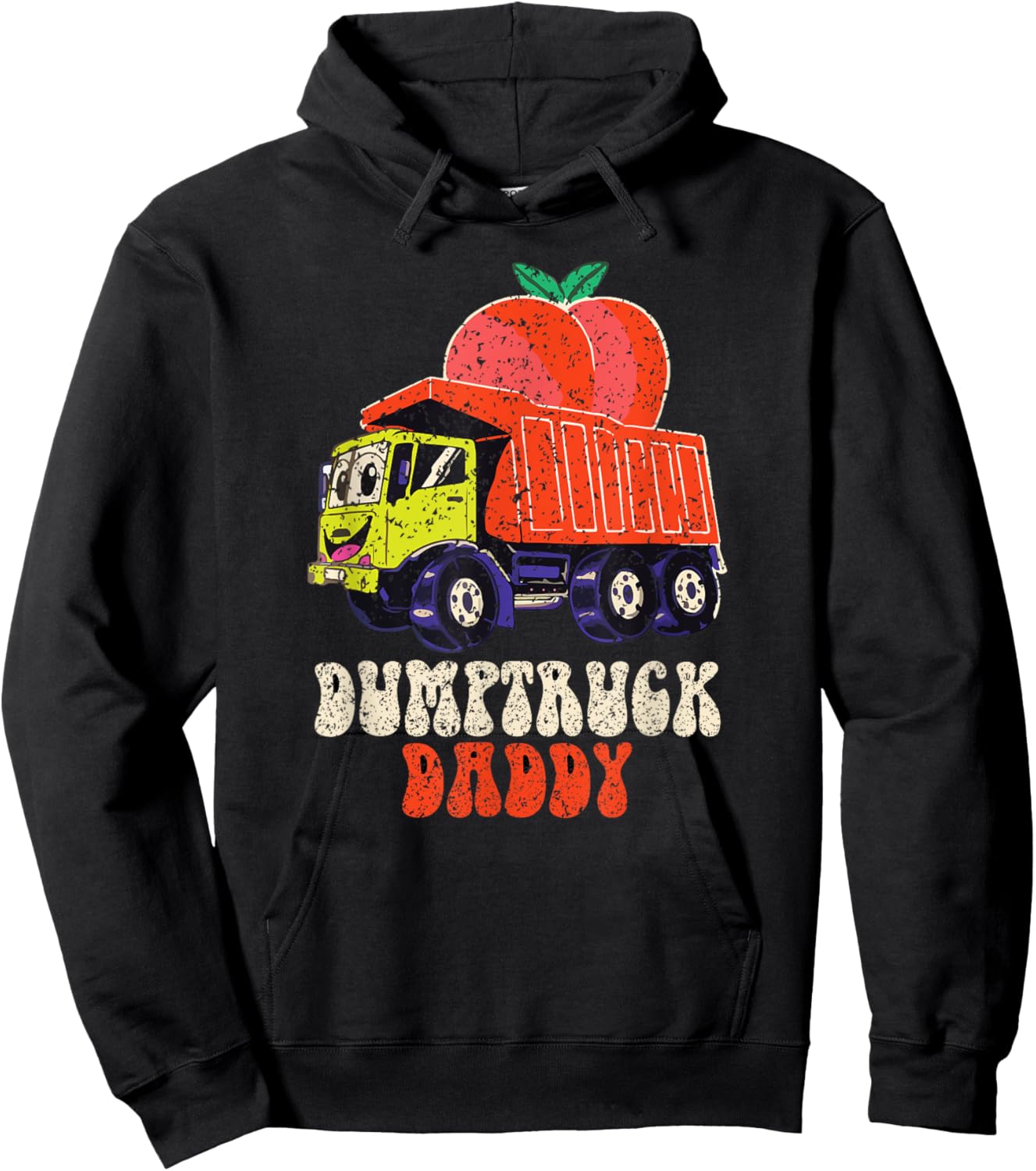 Dumptruck Daddy Funny Hoodie - Hoodie | Black