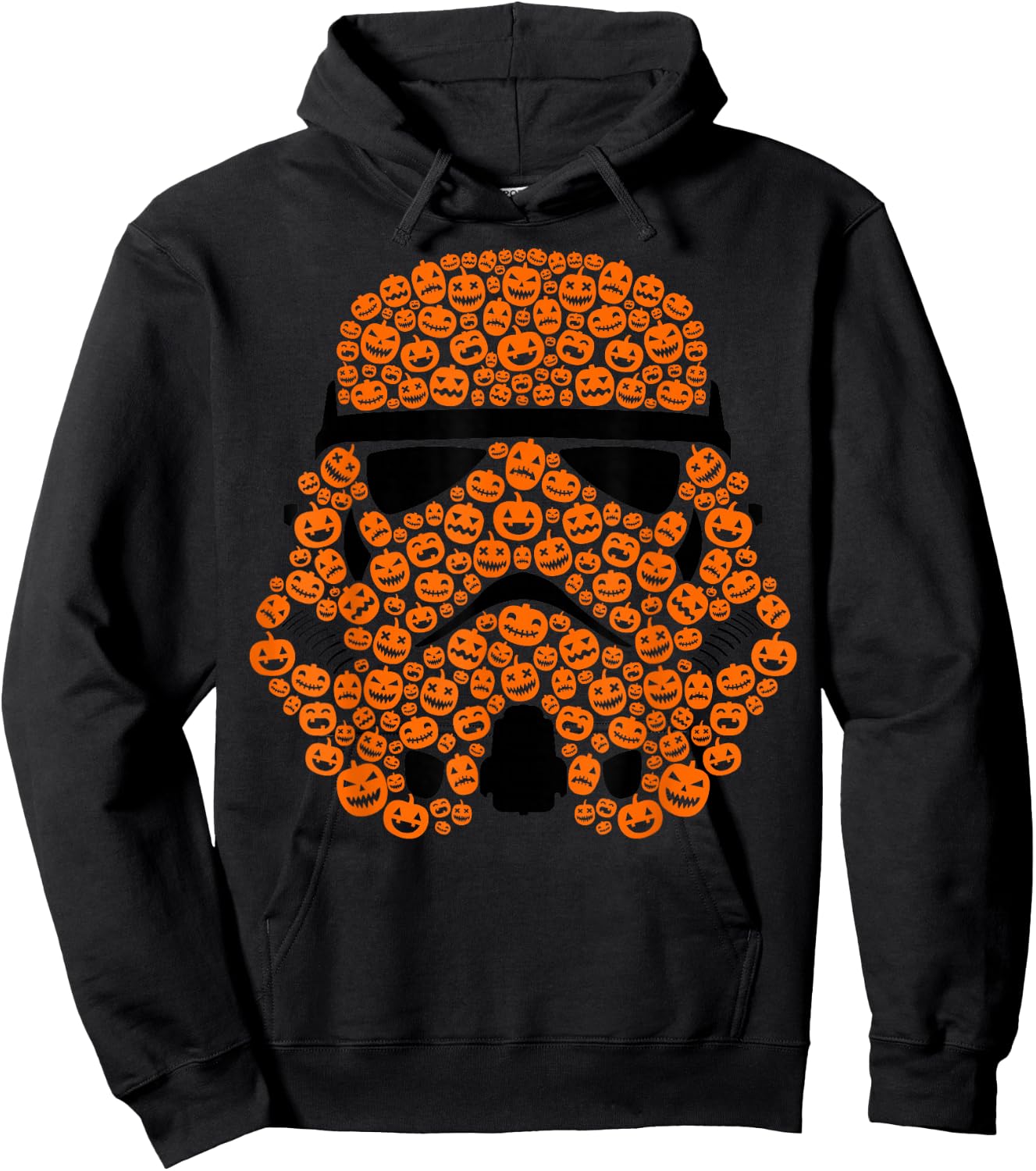 Star Wars Halloween Stormtrooper Big Face Hoodie - Hoodie | Black