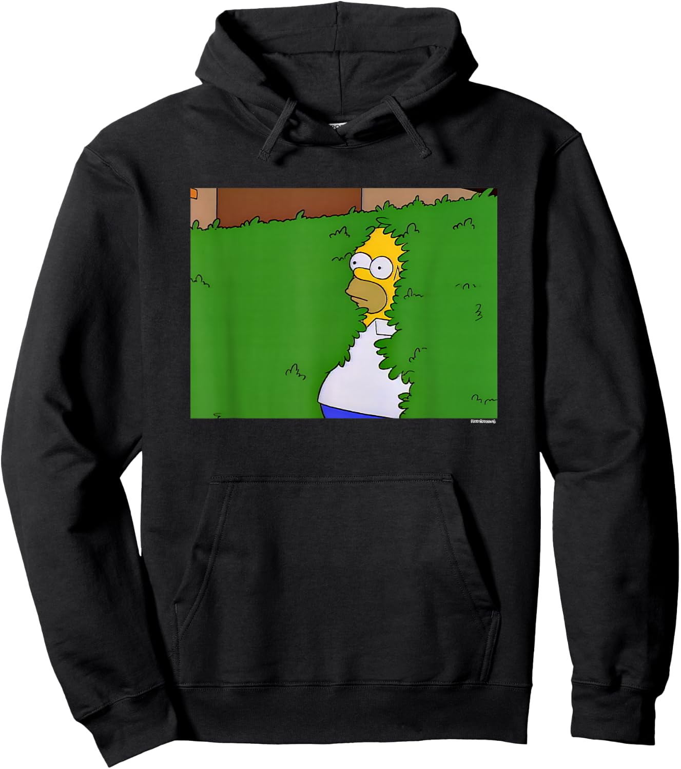 The Simpsons Homer Hedge Meme Small Hoodie - Hoodie | Black