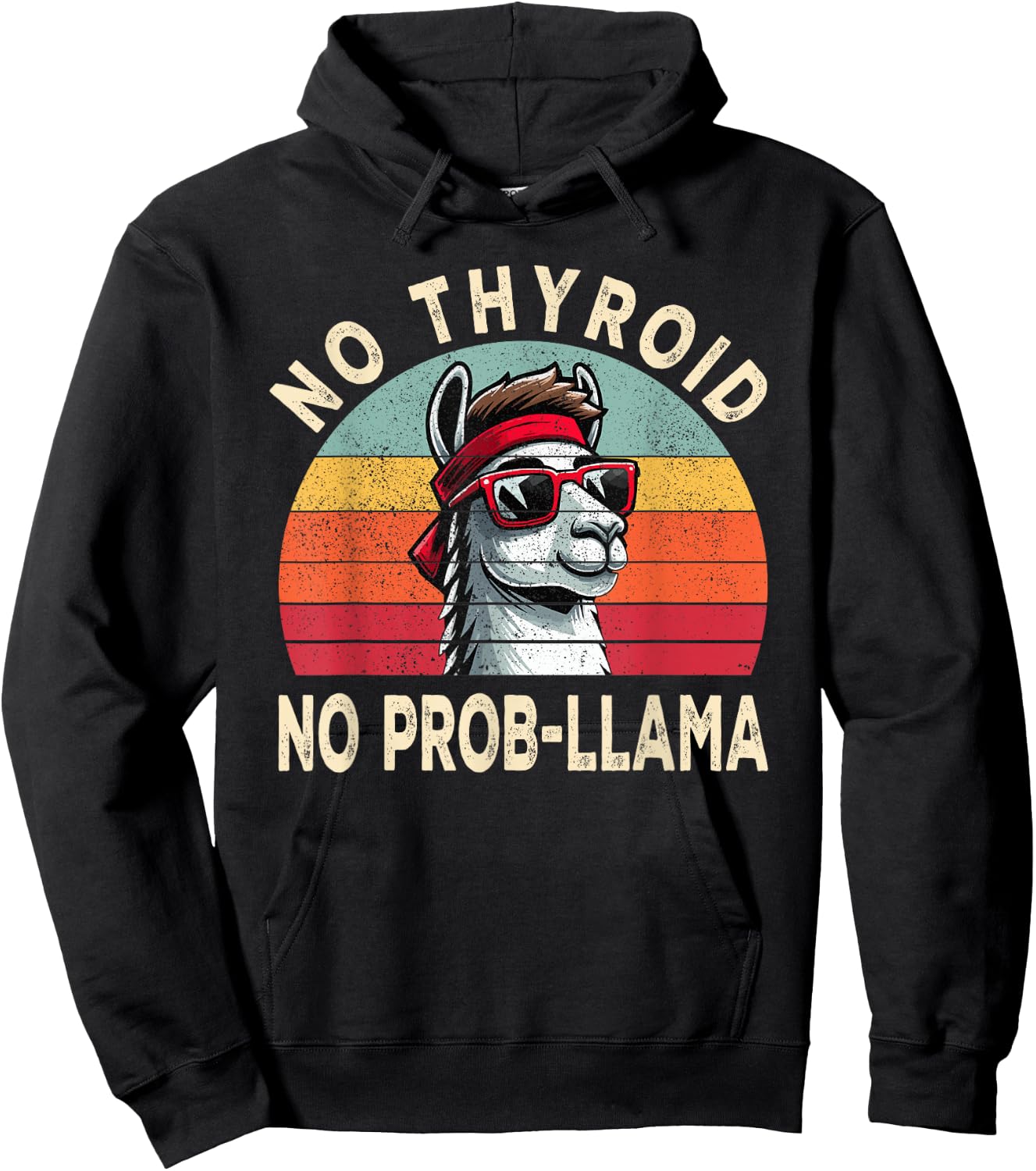 Thyroid Surgery Recovery Thoroid Cancer Hoodie - Hoodie | Black