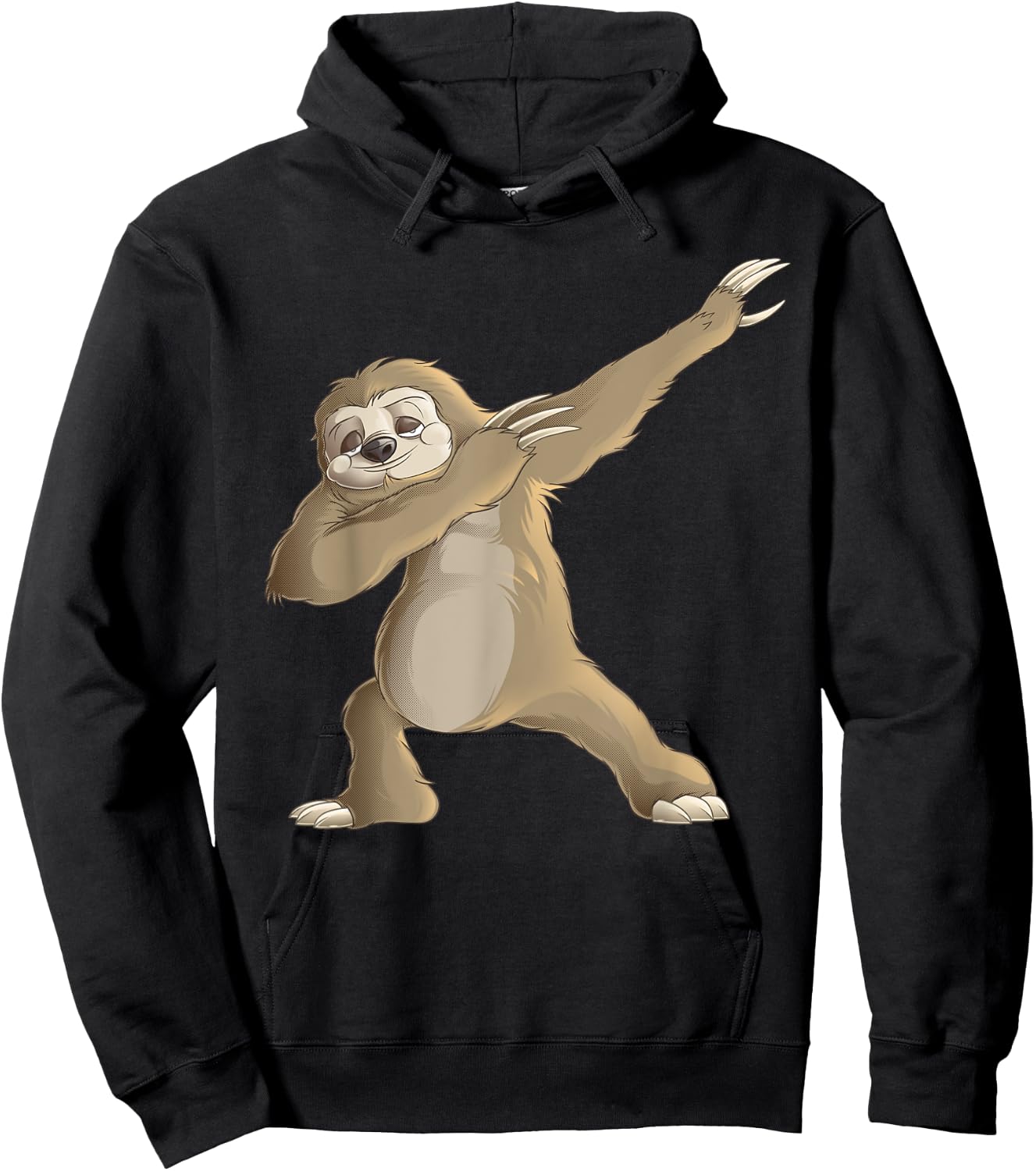 Dabbing Sloth - Funny Slow-Moving Animal Gift Hoodie - Hoodie | Black