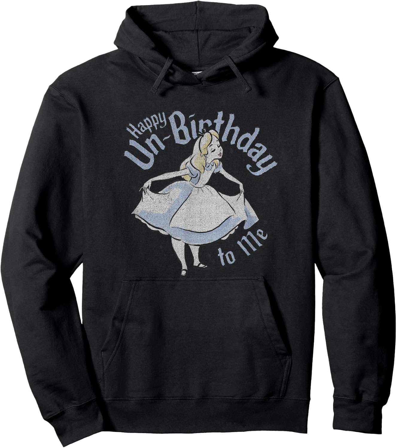Disney Alice in Wonderland Alice Happy Un-Birthday to Me Small Hoodie - Hoodie | Black