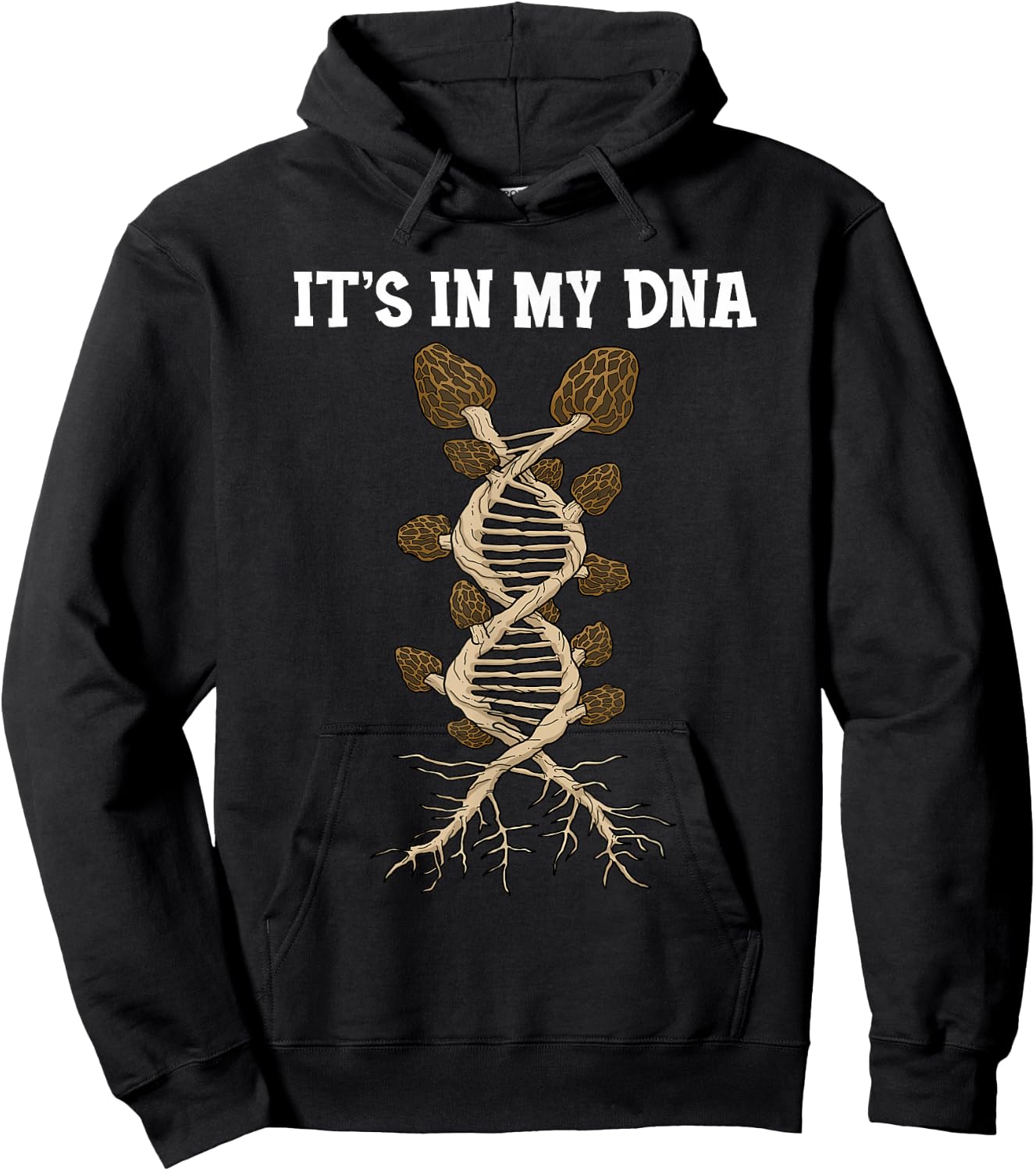 Morel Mushroom Shirt Morel Shirt Women Mushroom Hunter Hoodie - Hoodie | Black